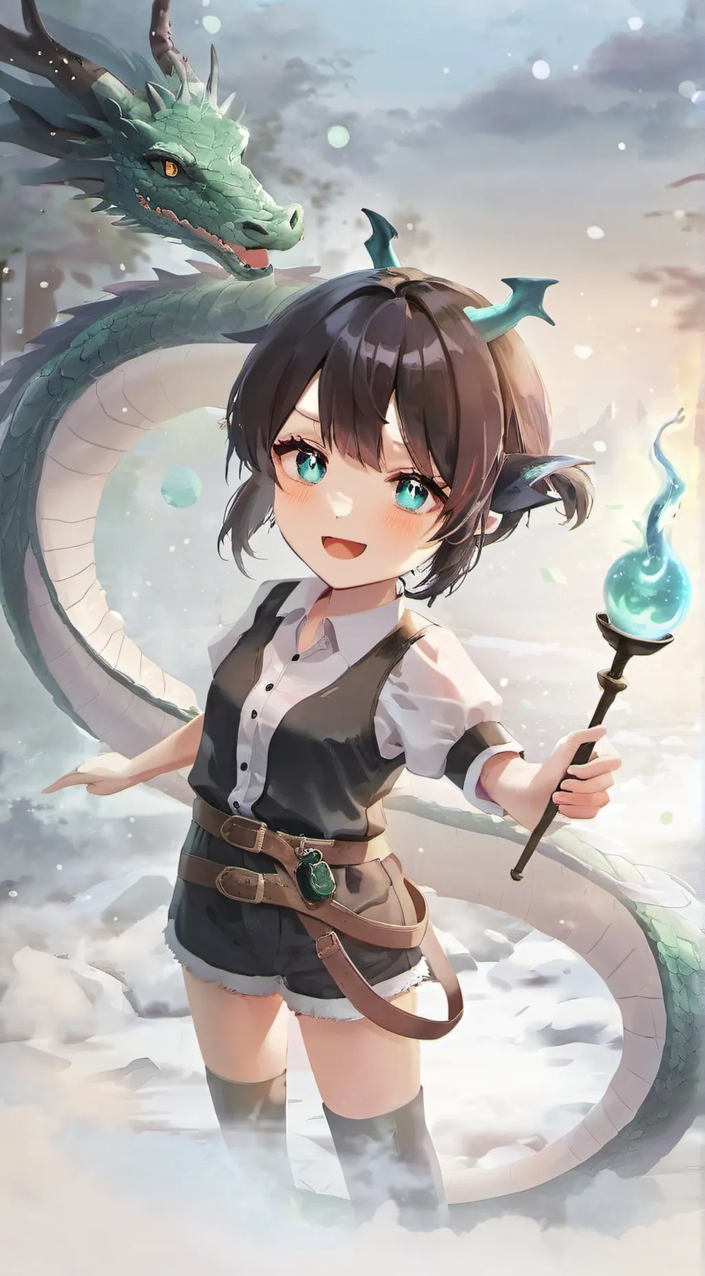 ai character: Luna background