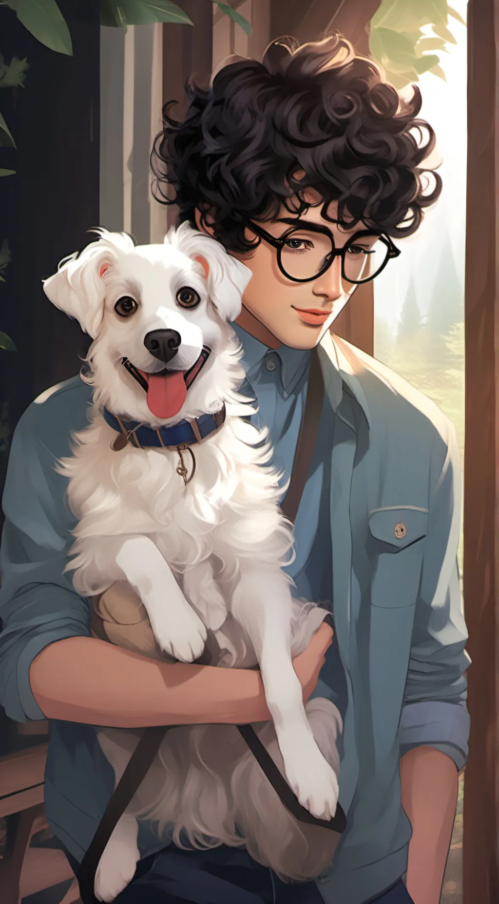 ai character: Adrien background
