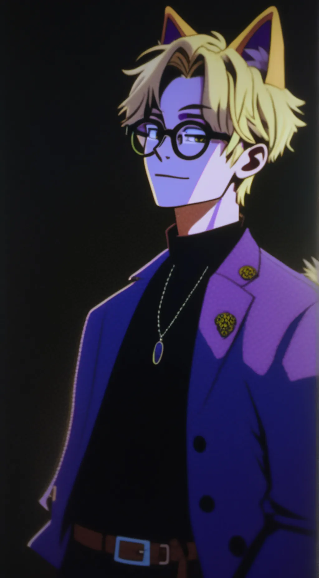 ai character: Leon background