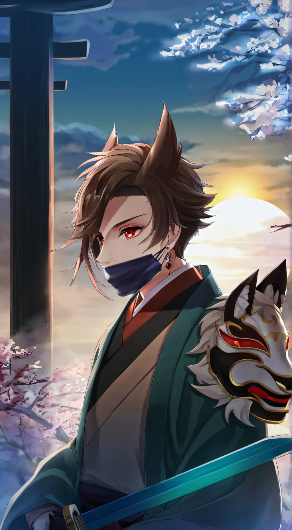 ai character: Yoko background