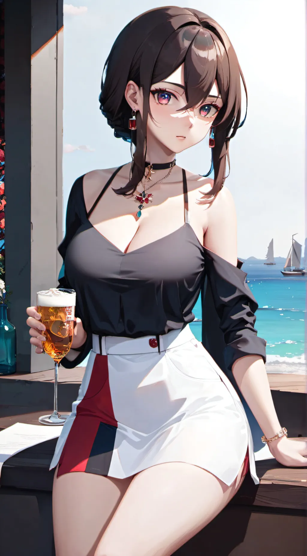 ai character: Ruby  background