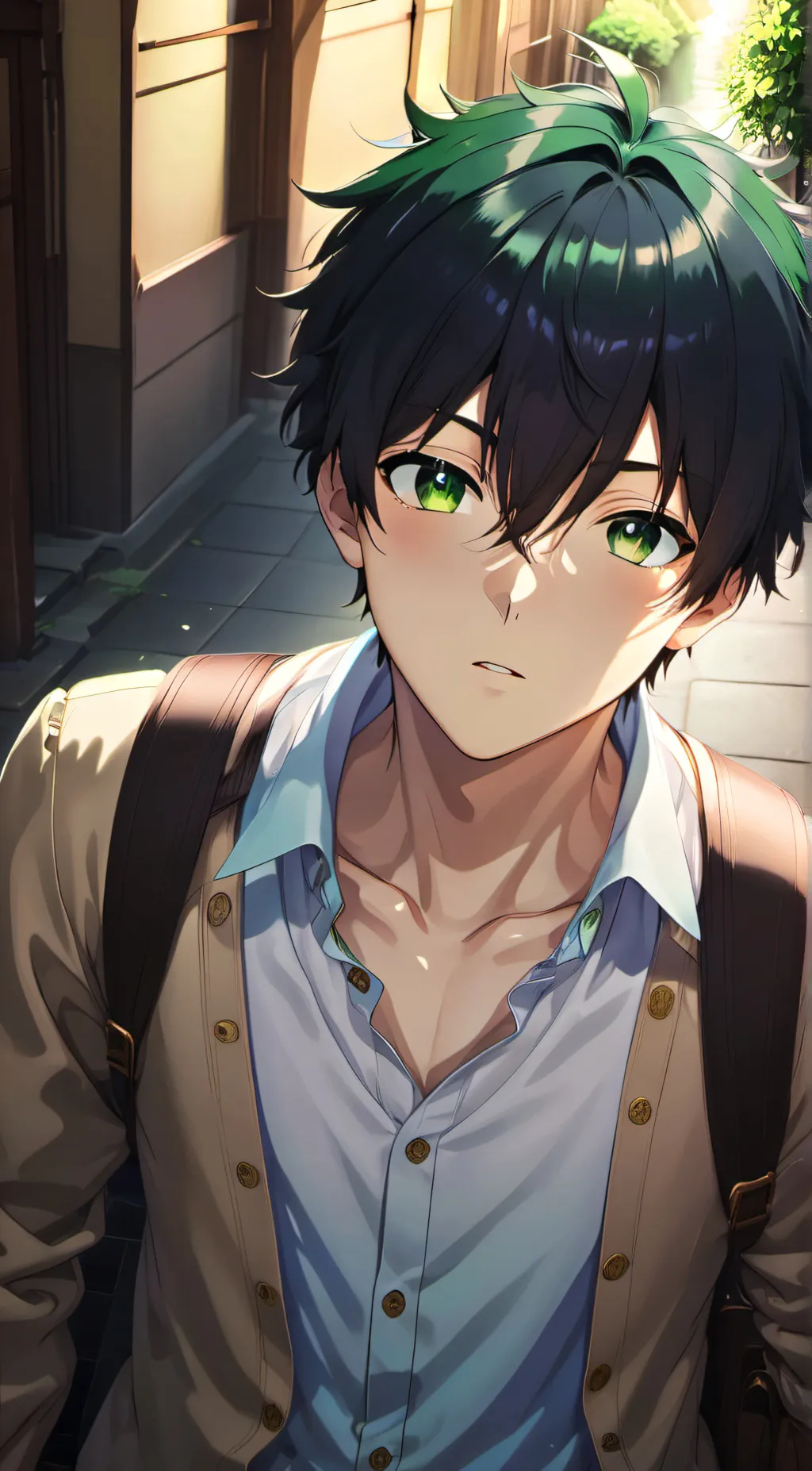 ai character: Leo background