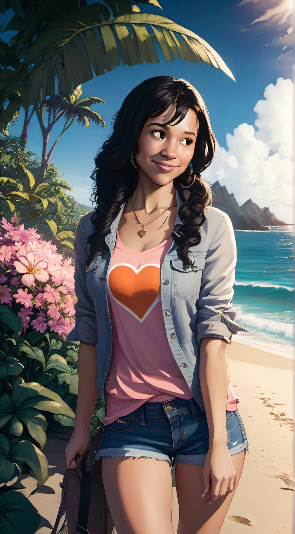 ai character: Nani Pelekai background
