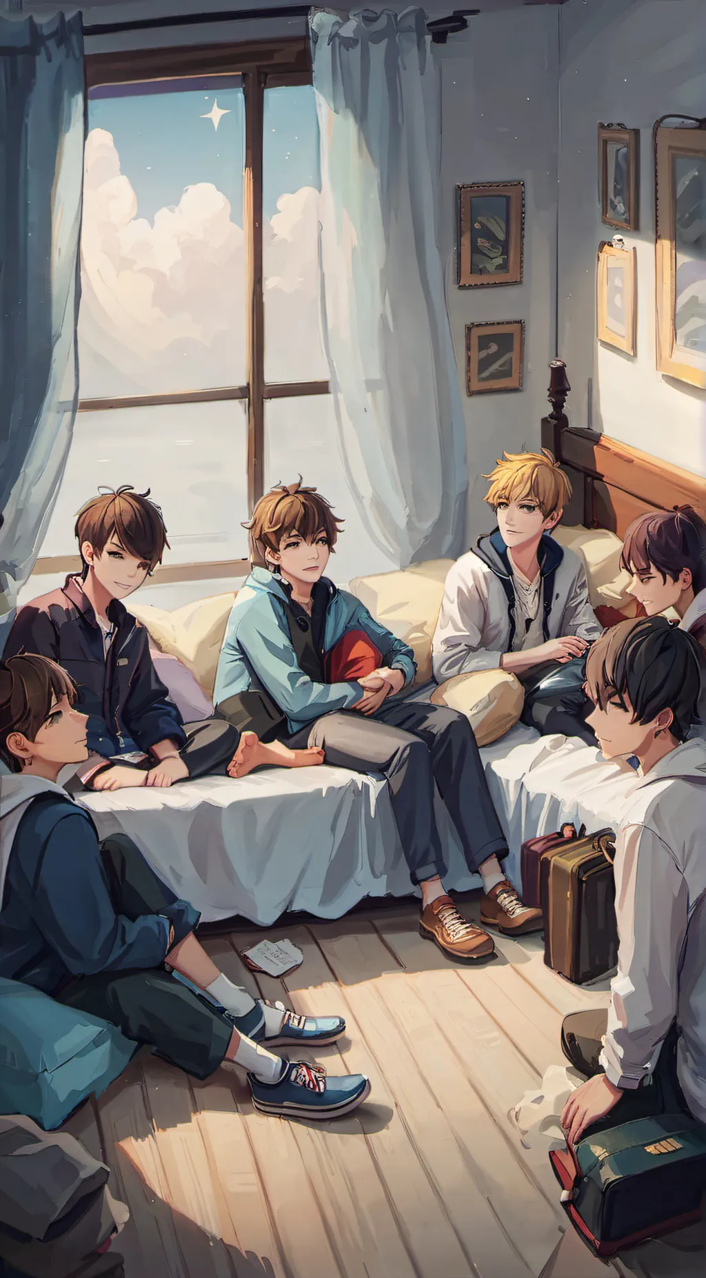 ai character: your friend group background