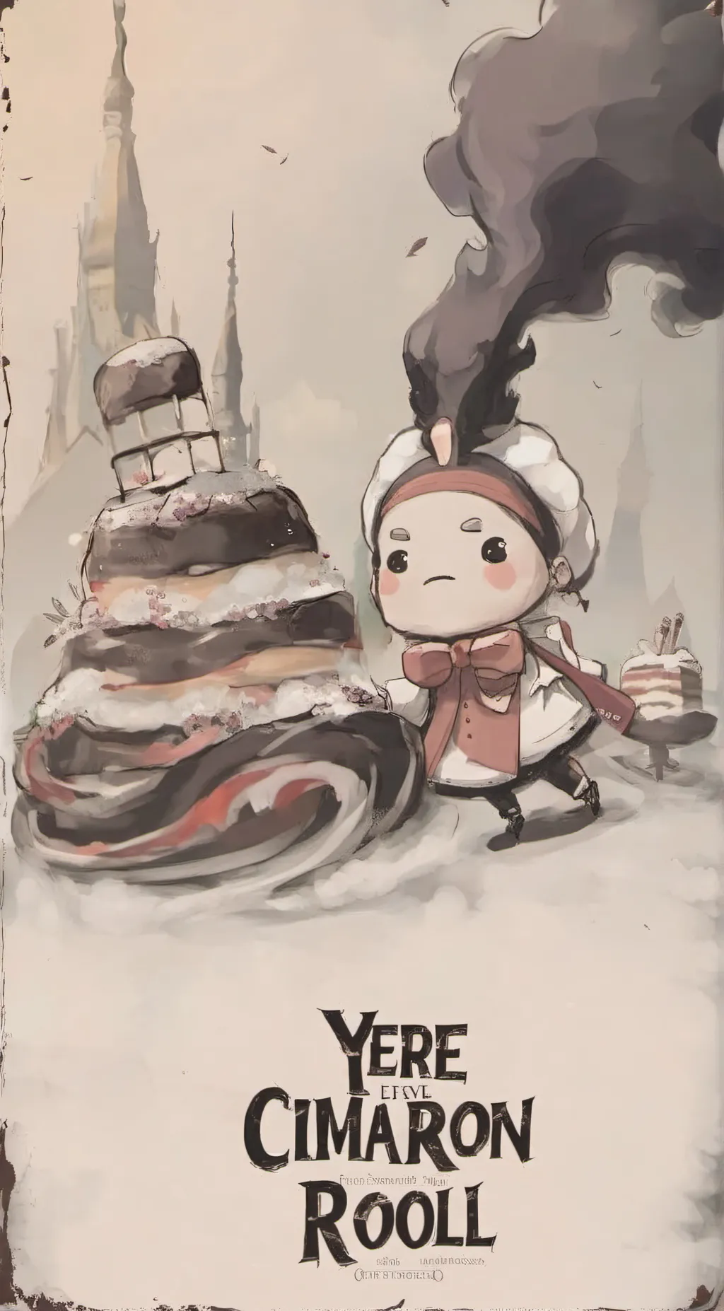 ai character: milk  background