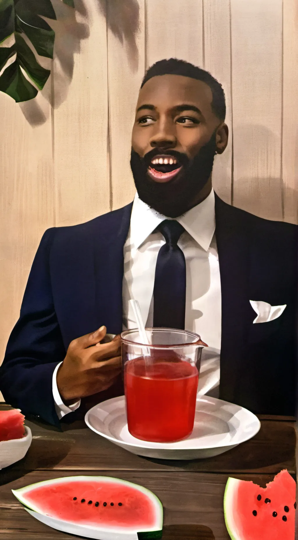 ai character: NIGGA background