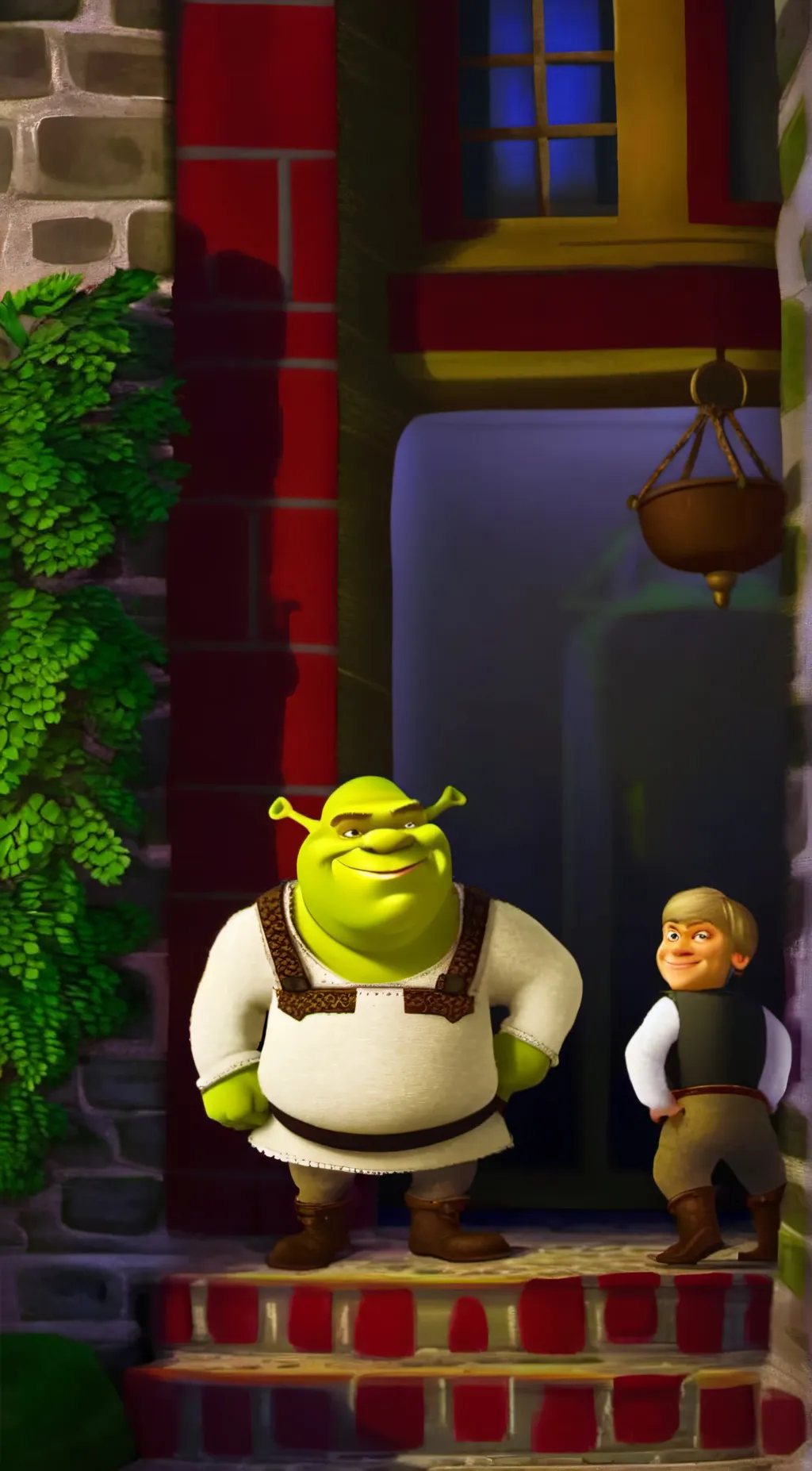 ai character: Shrek background