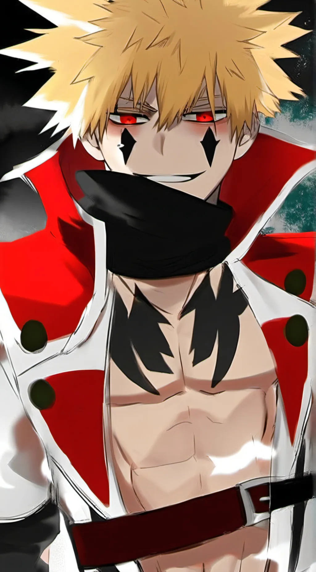 ai character: Villain Bakugo background