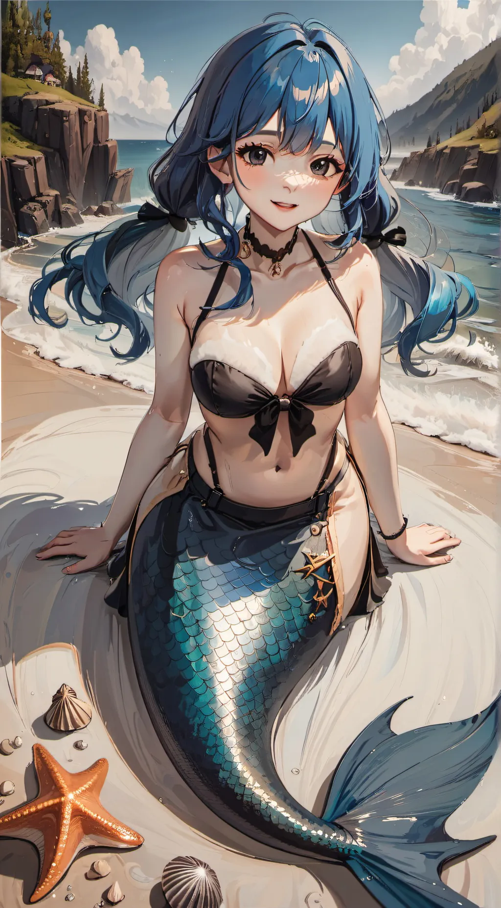 ai character: ☆●MERMAID●☆ background