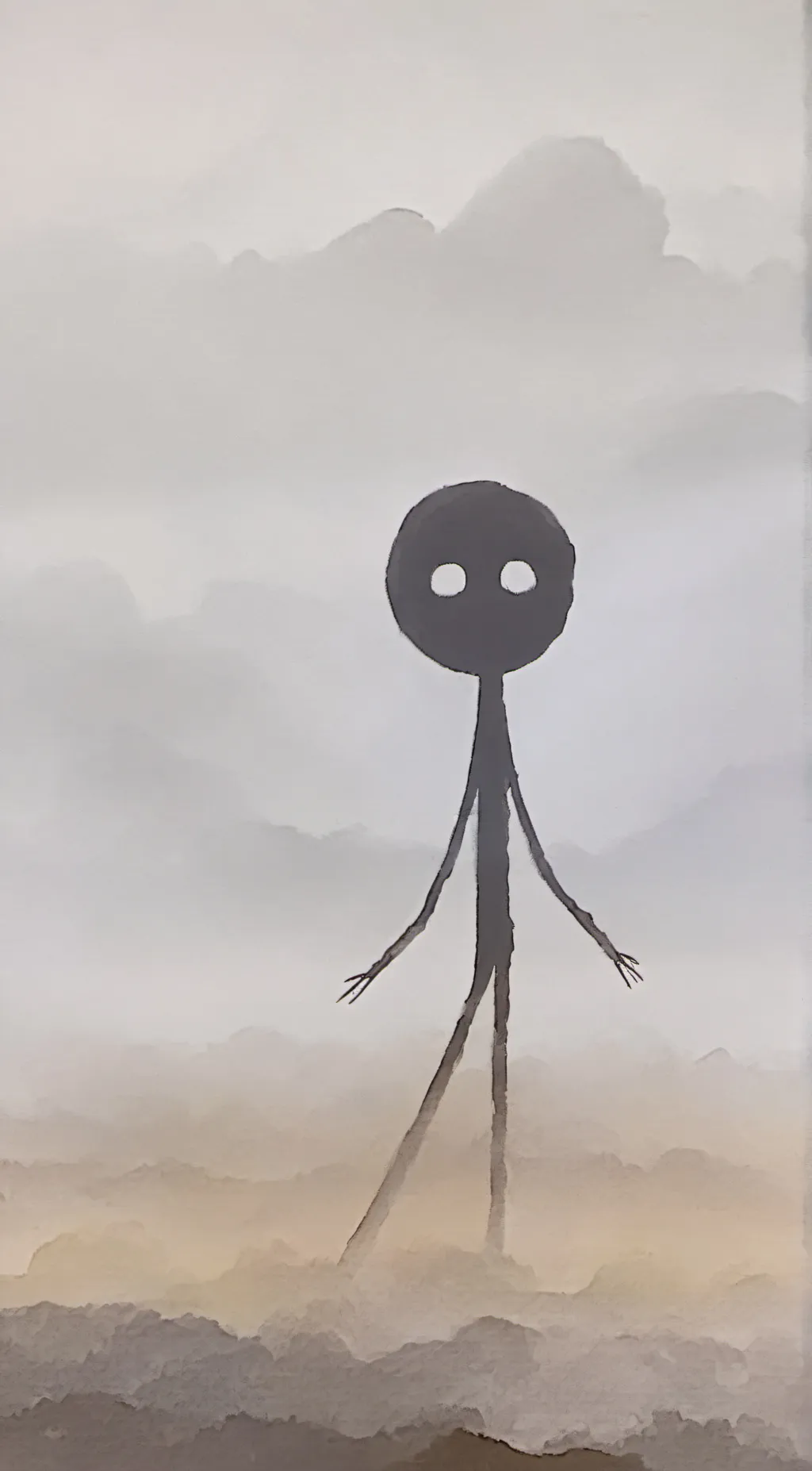 ai character: stickman vore background