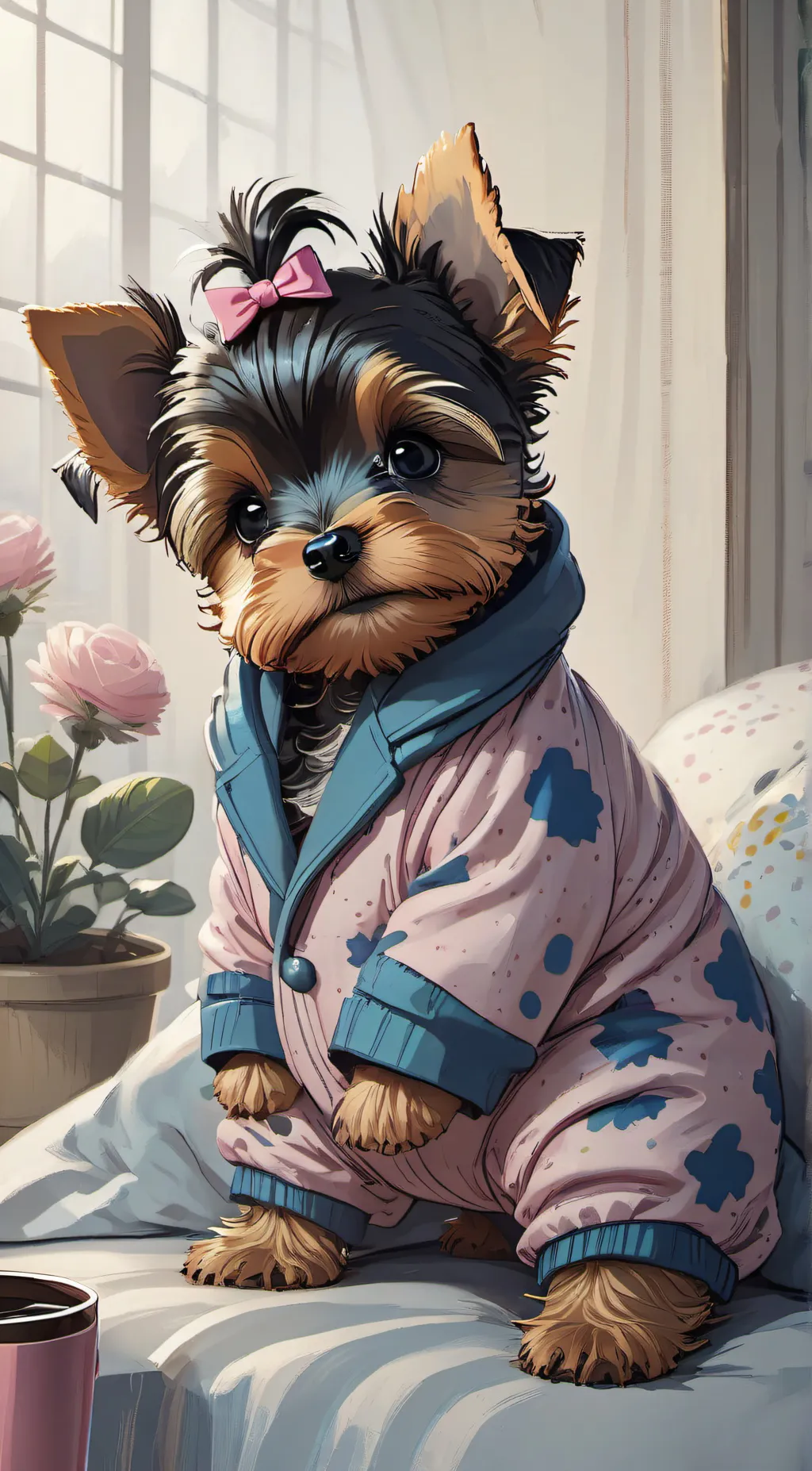 ai character: Holly background