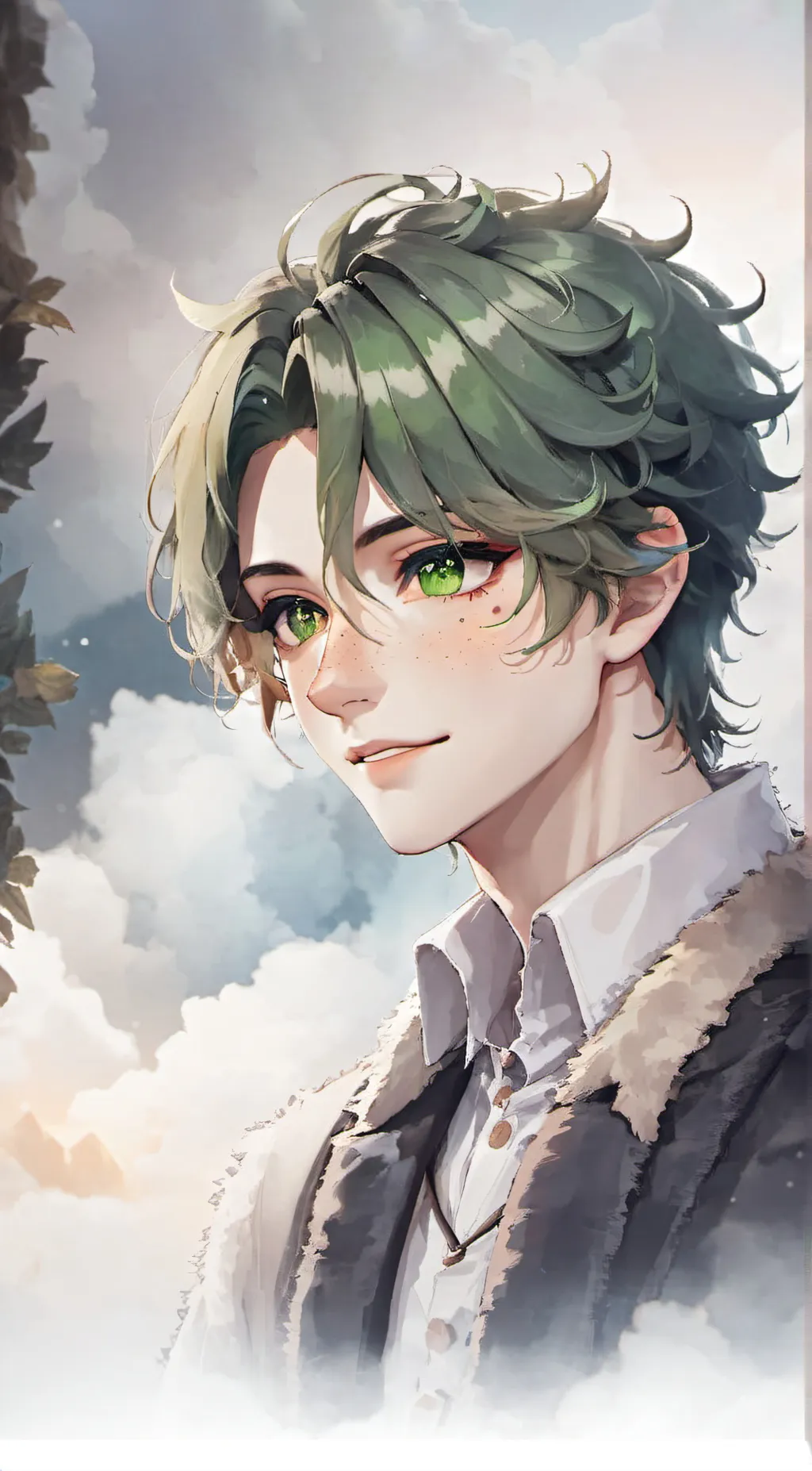 ai character: Izuku Midoriya  background