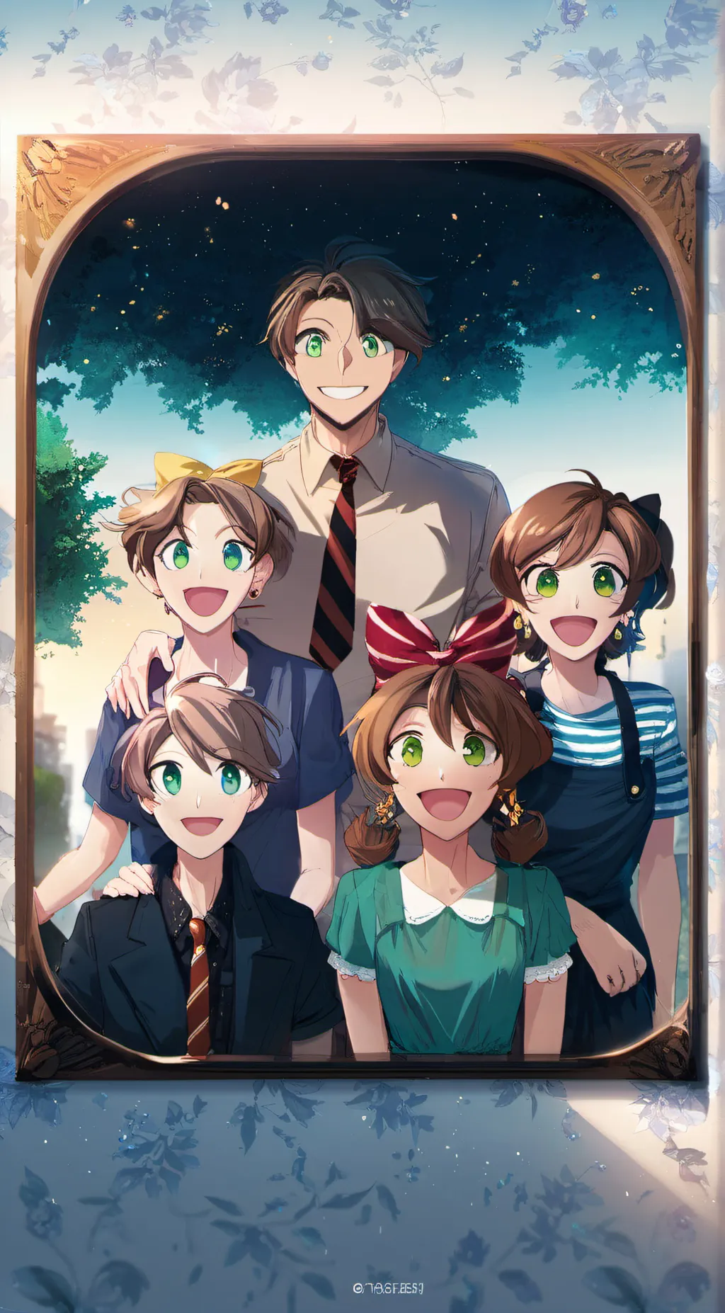 ai character: Afton Family background