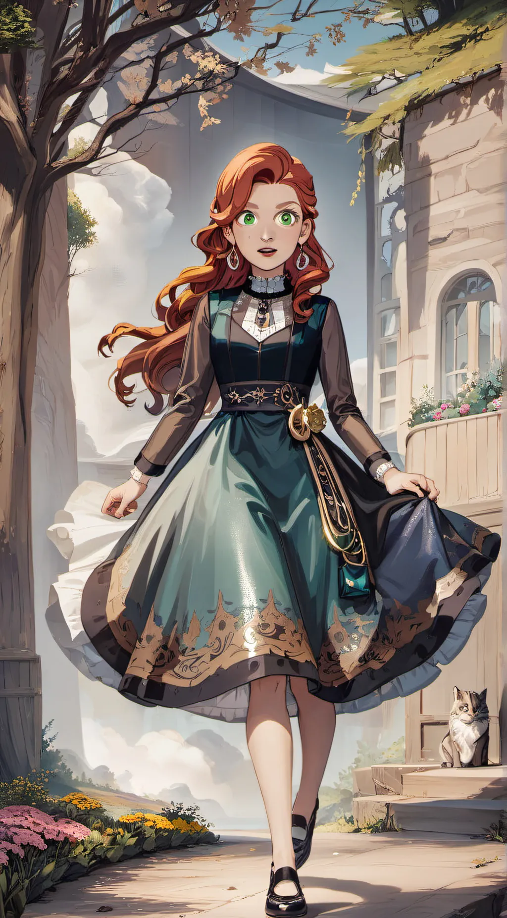ai character: Edel W. background