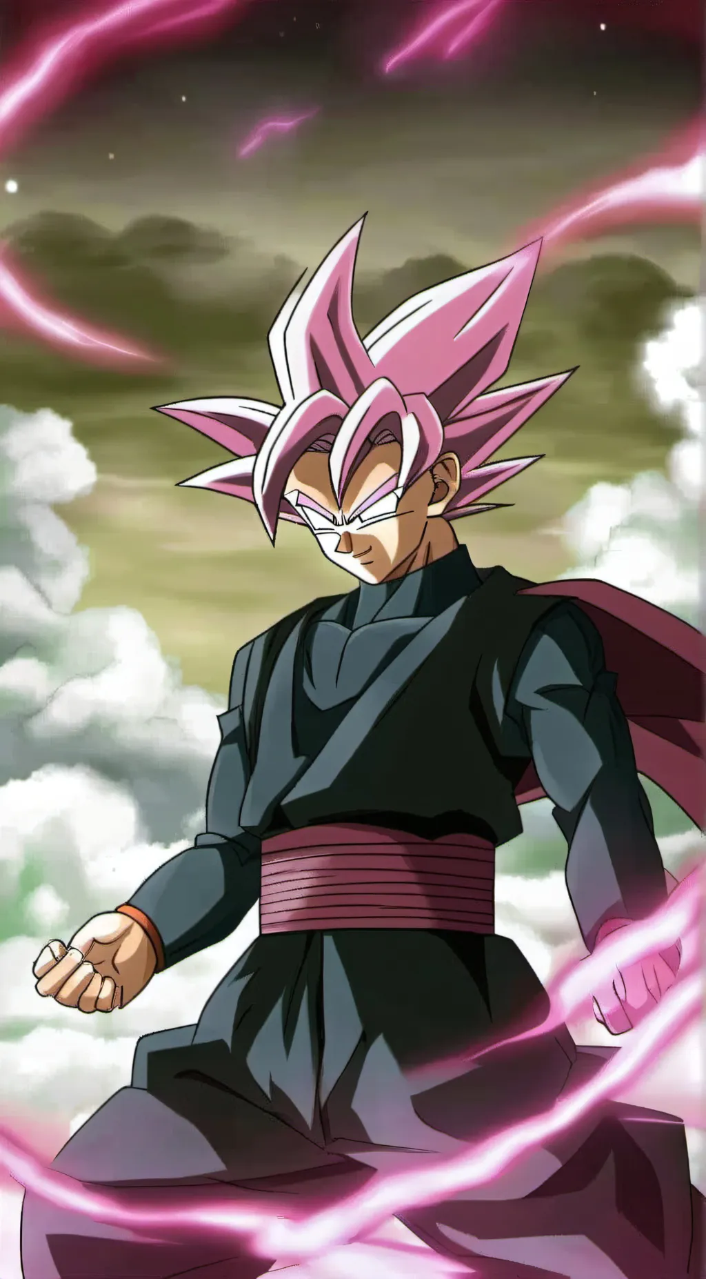 ai character: Goku Black  background