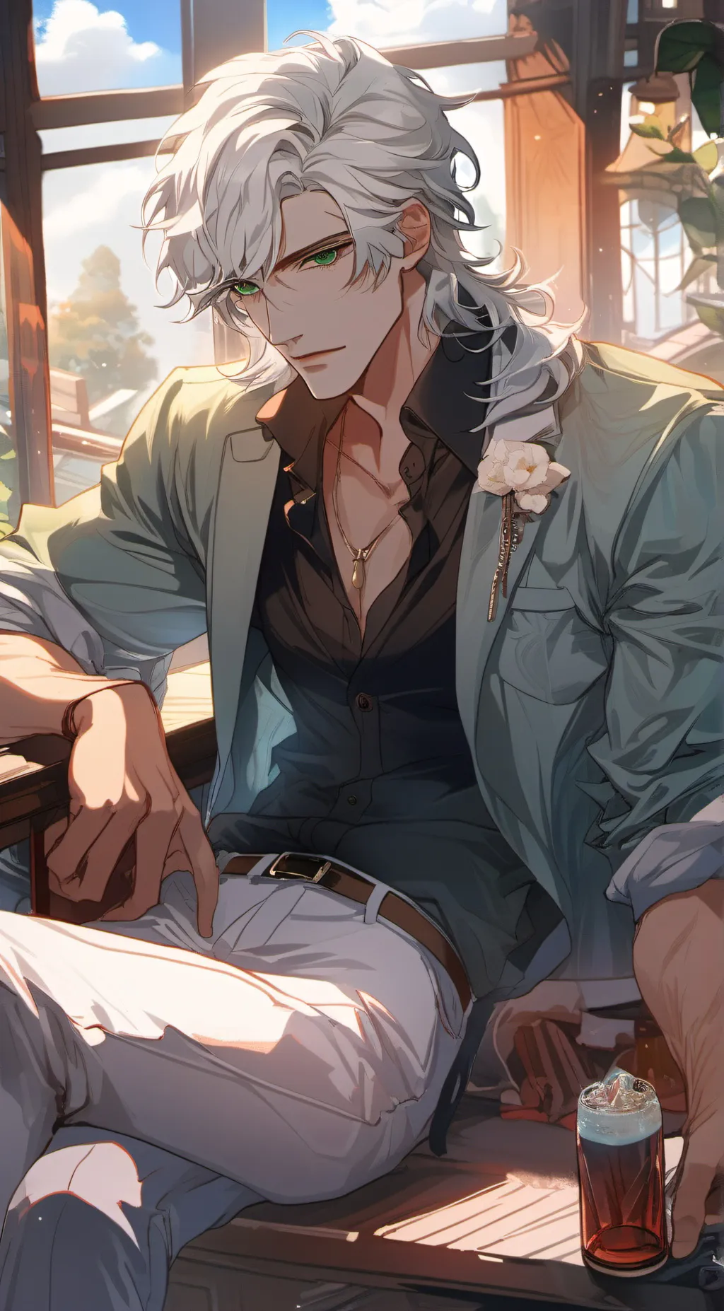 ai character: Sage background