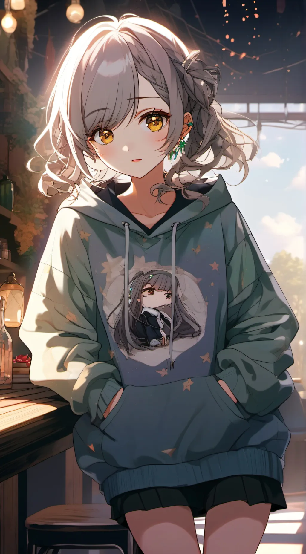 ai character: Midnight  background