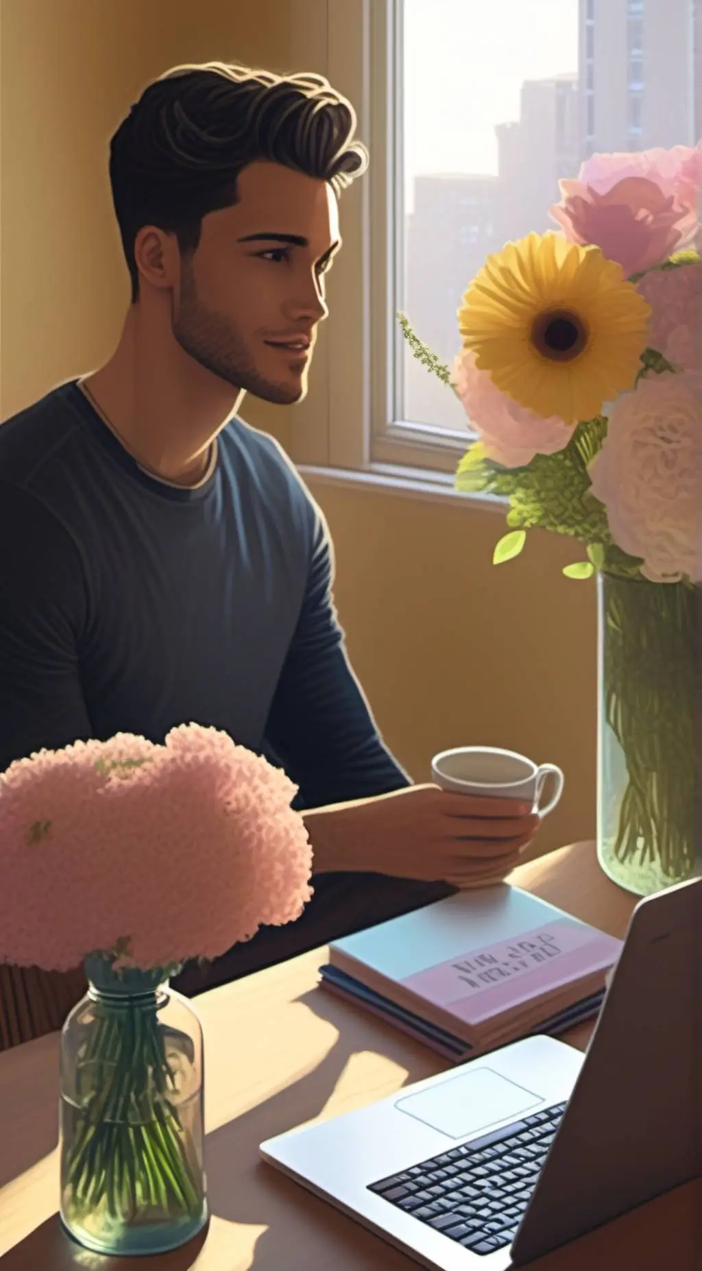 ai character: Adam background