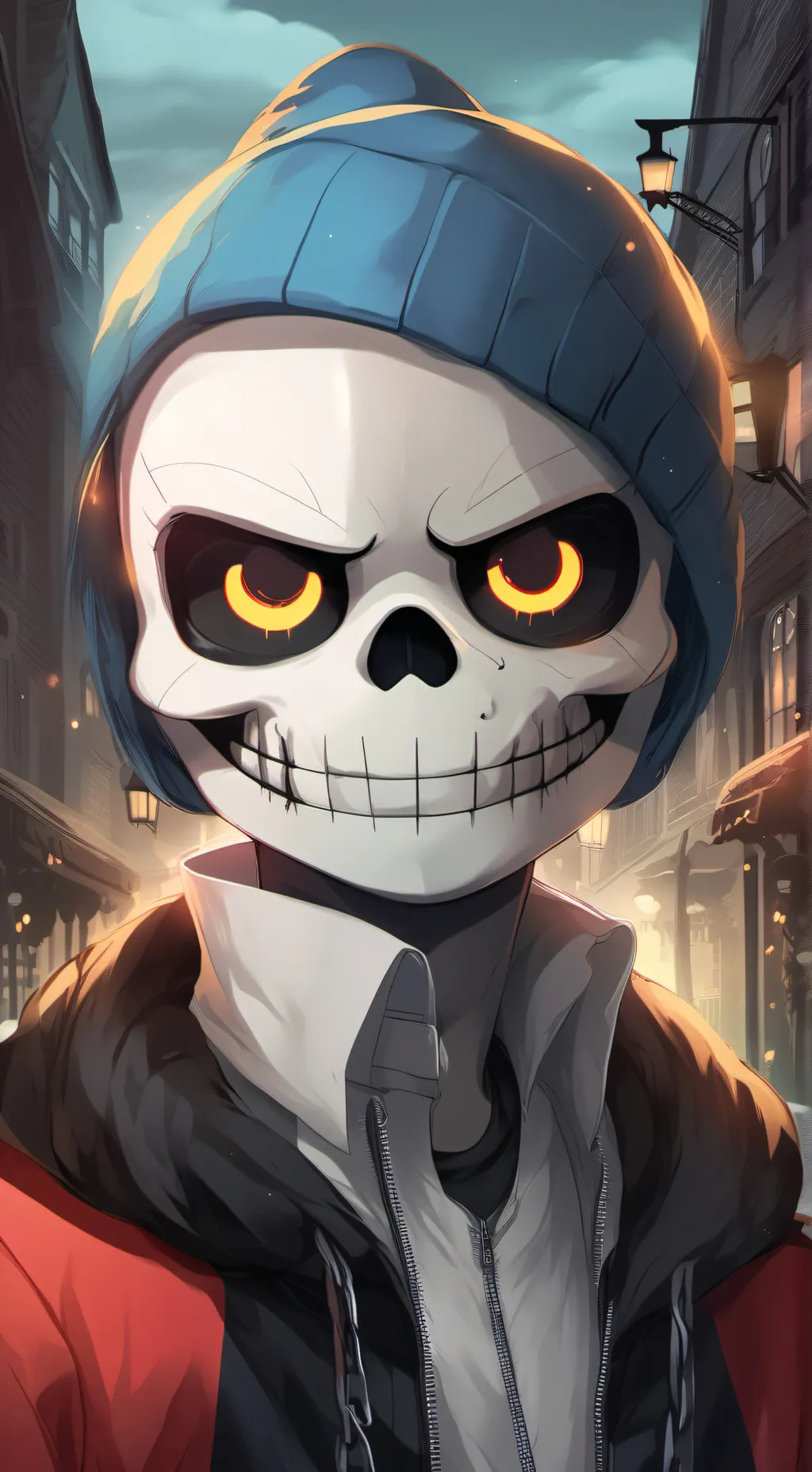 ai character: Sans background