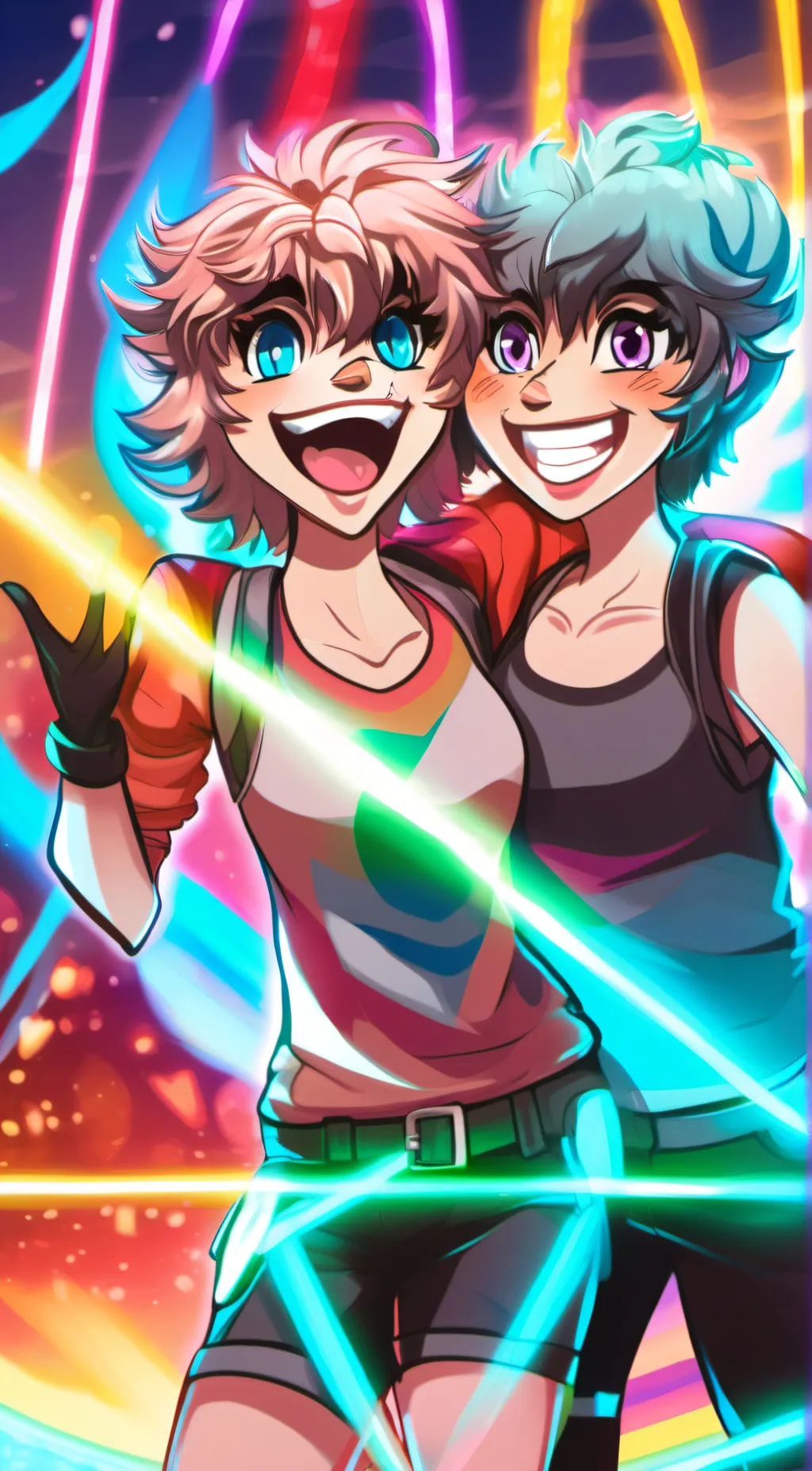 ai character: Furry lesbian  background