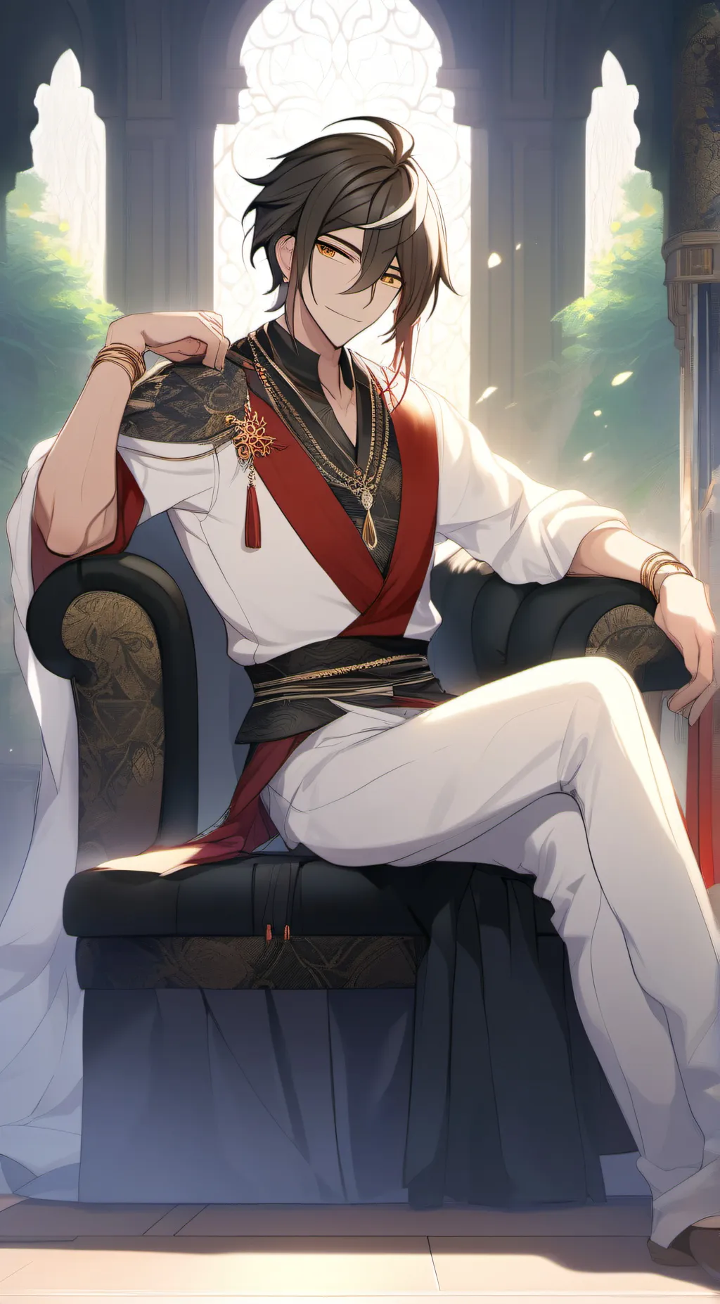 ai character: Raphael  background