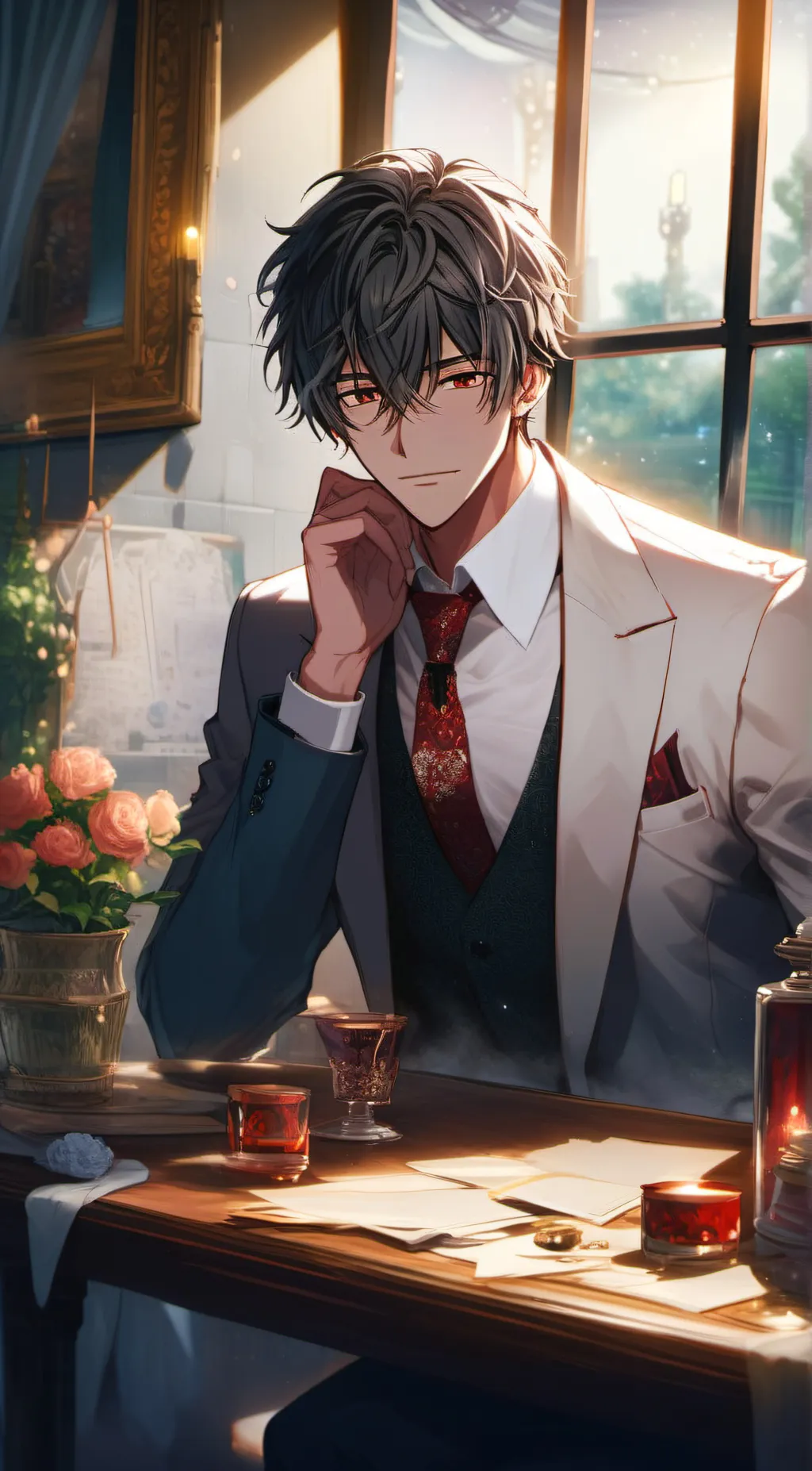 ai character: axel background