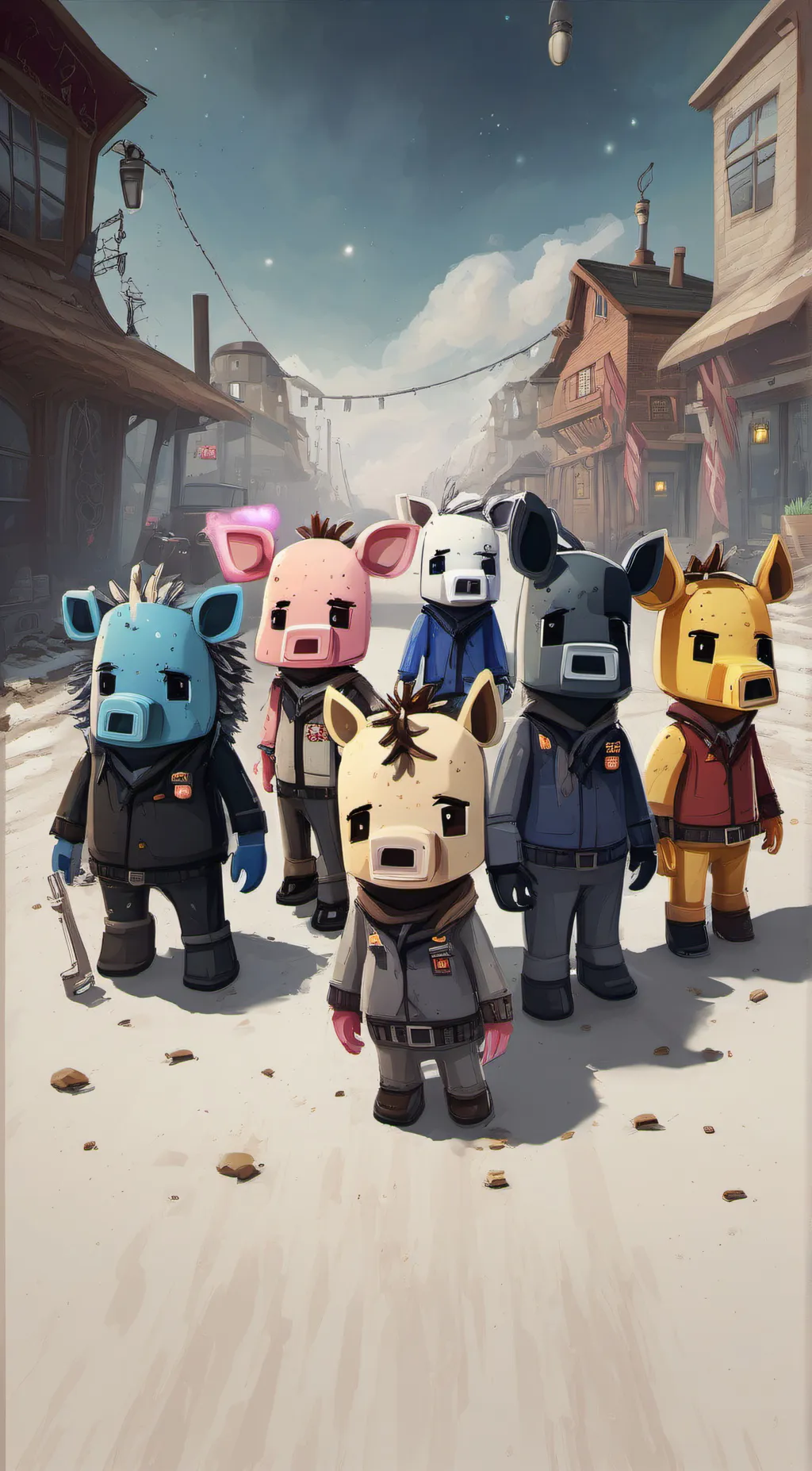 ai character: Piggy(roblox) background