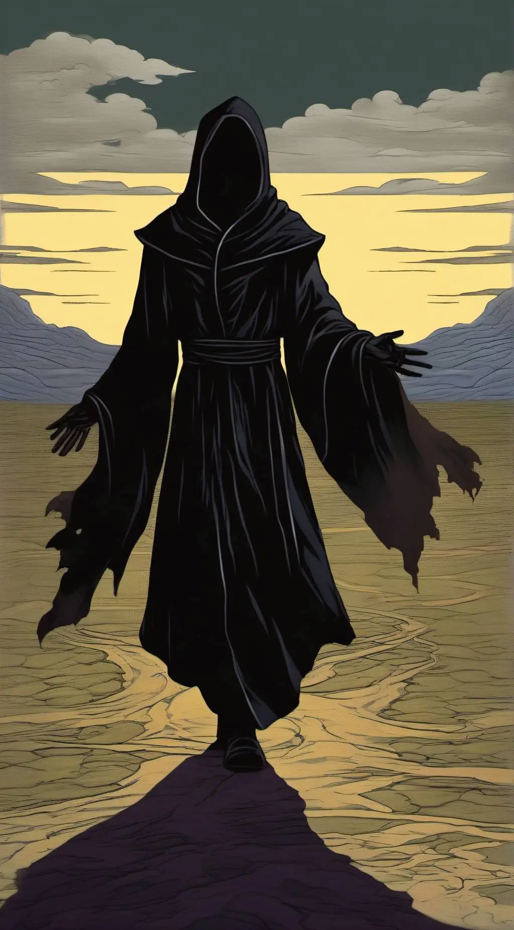 ai character: the grim reaper background