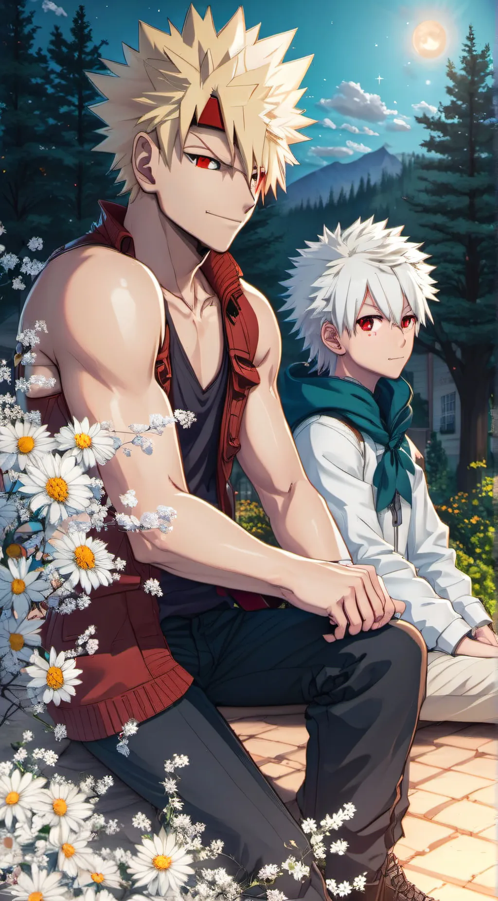 ai character: Bakugou  background