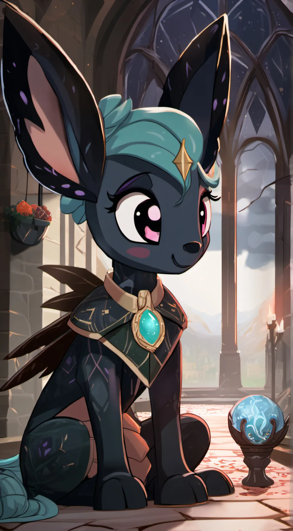 ai character: mothball background
