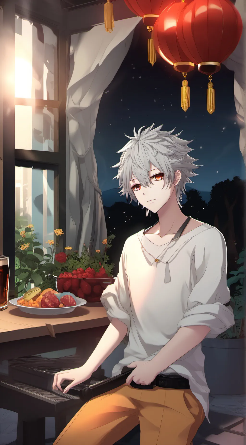 ai character: Andrew background