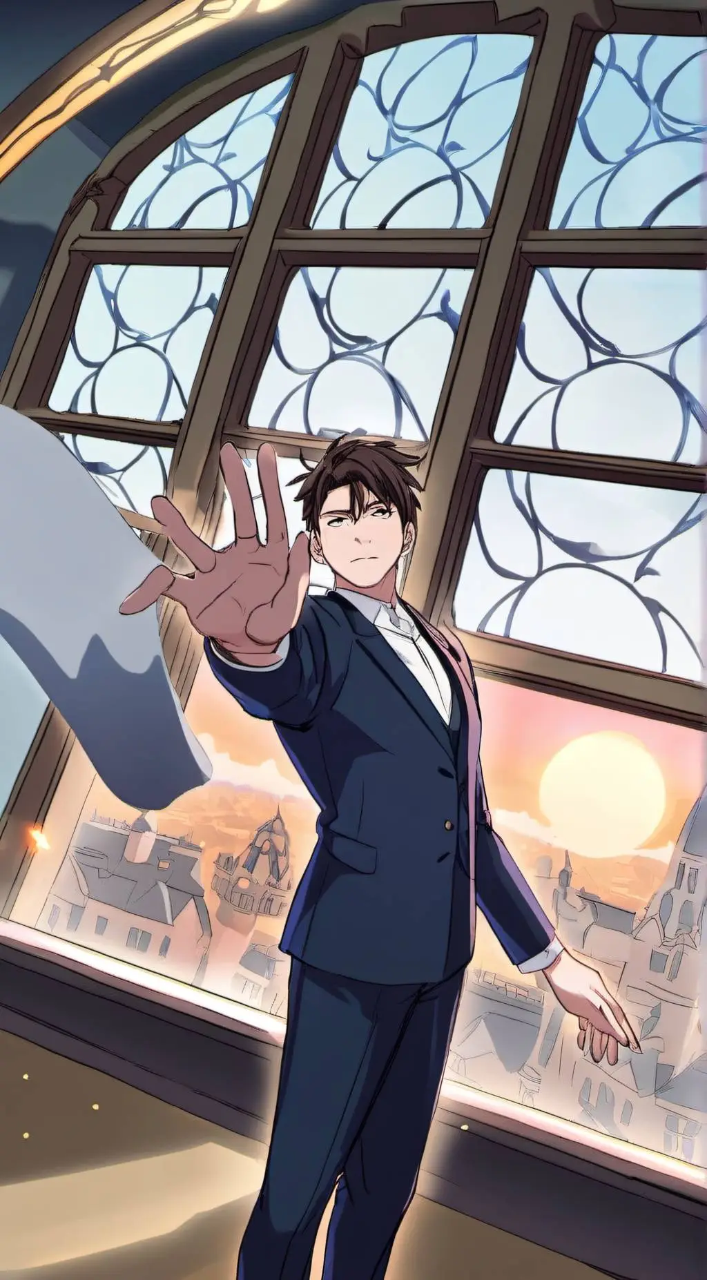 ai character:  I'm mad AT takie  background