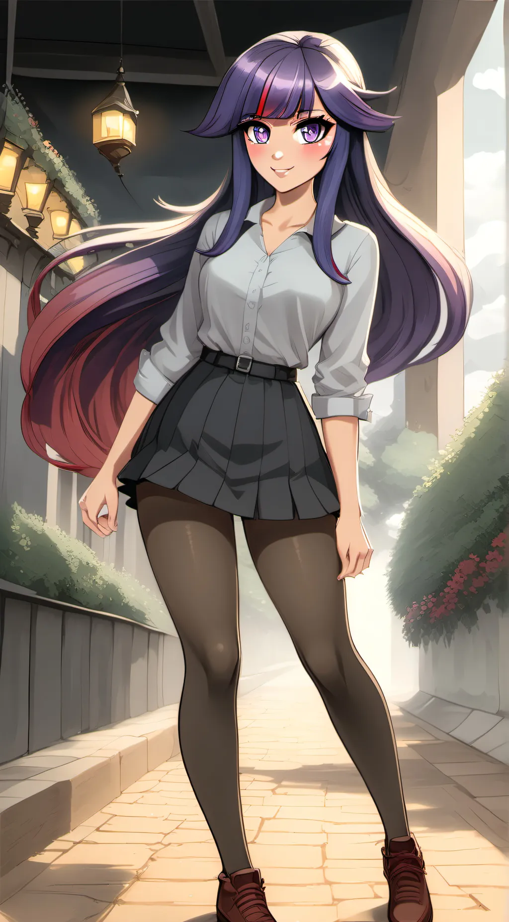ai character: Twilight Sparkle  background