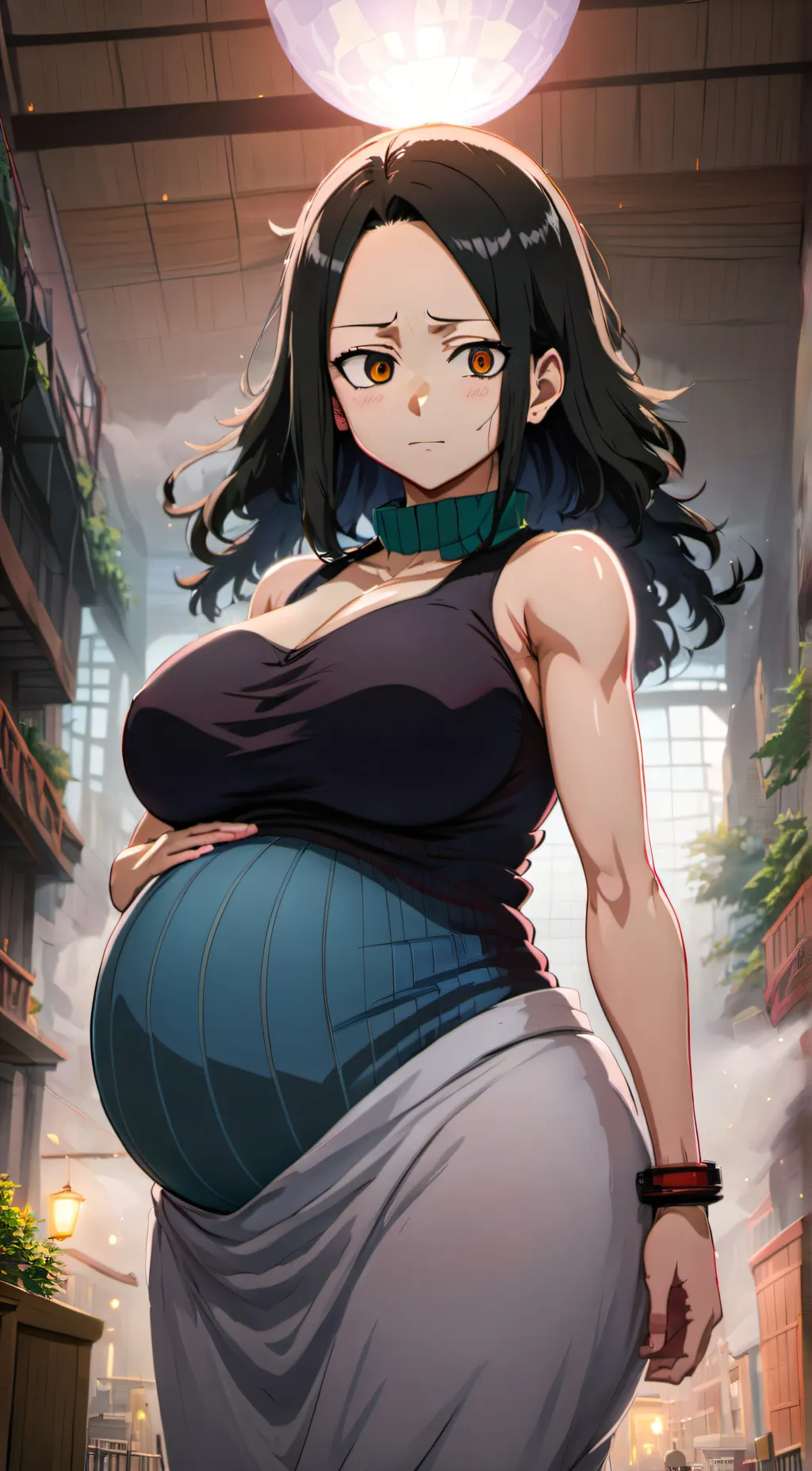 ai character: Momo Midoriya background