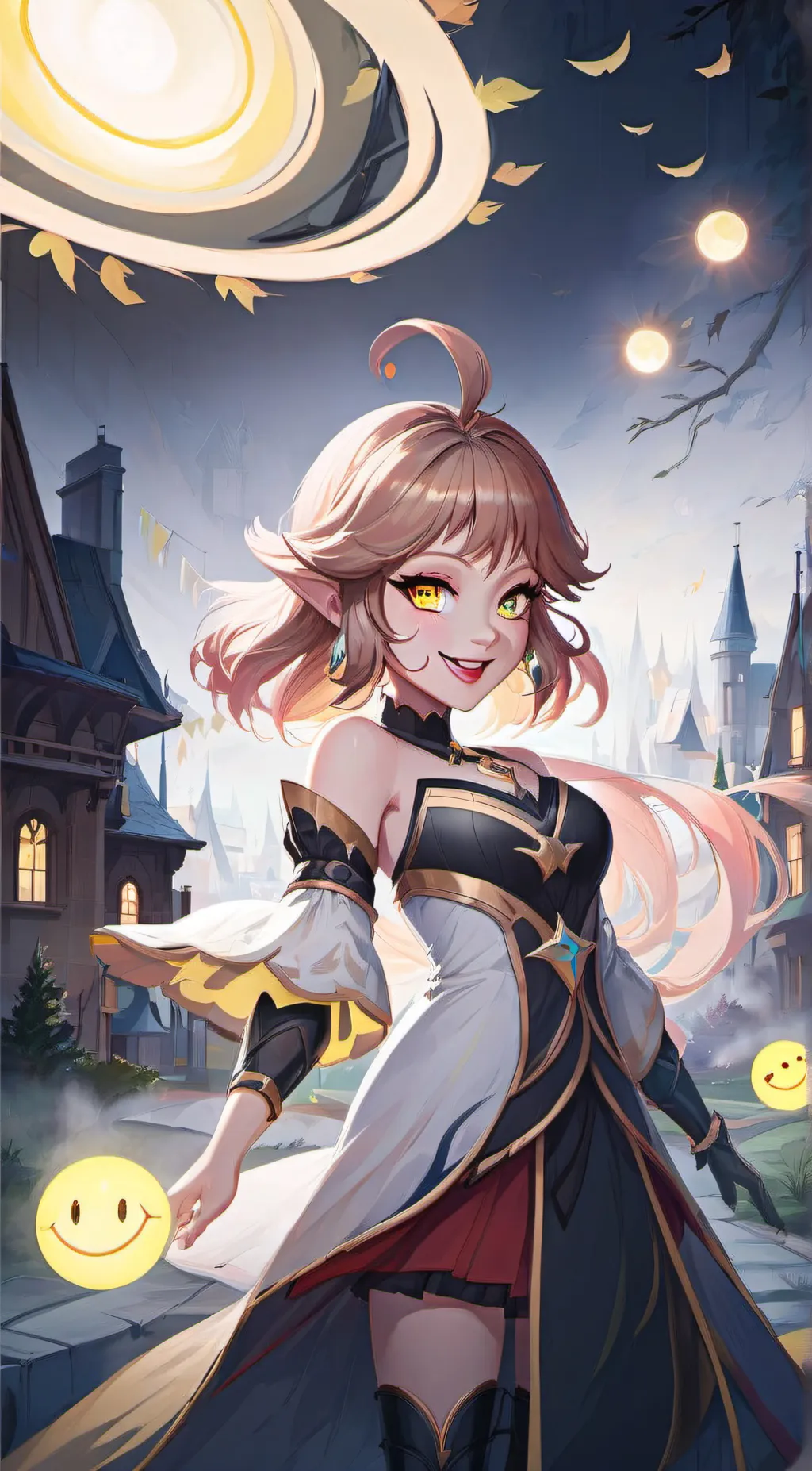 ai character: Luna background