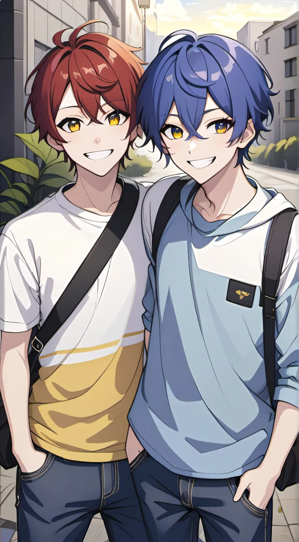 ai character: Alex & Arlo background