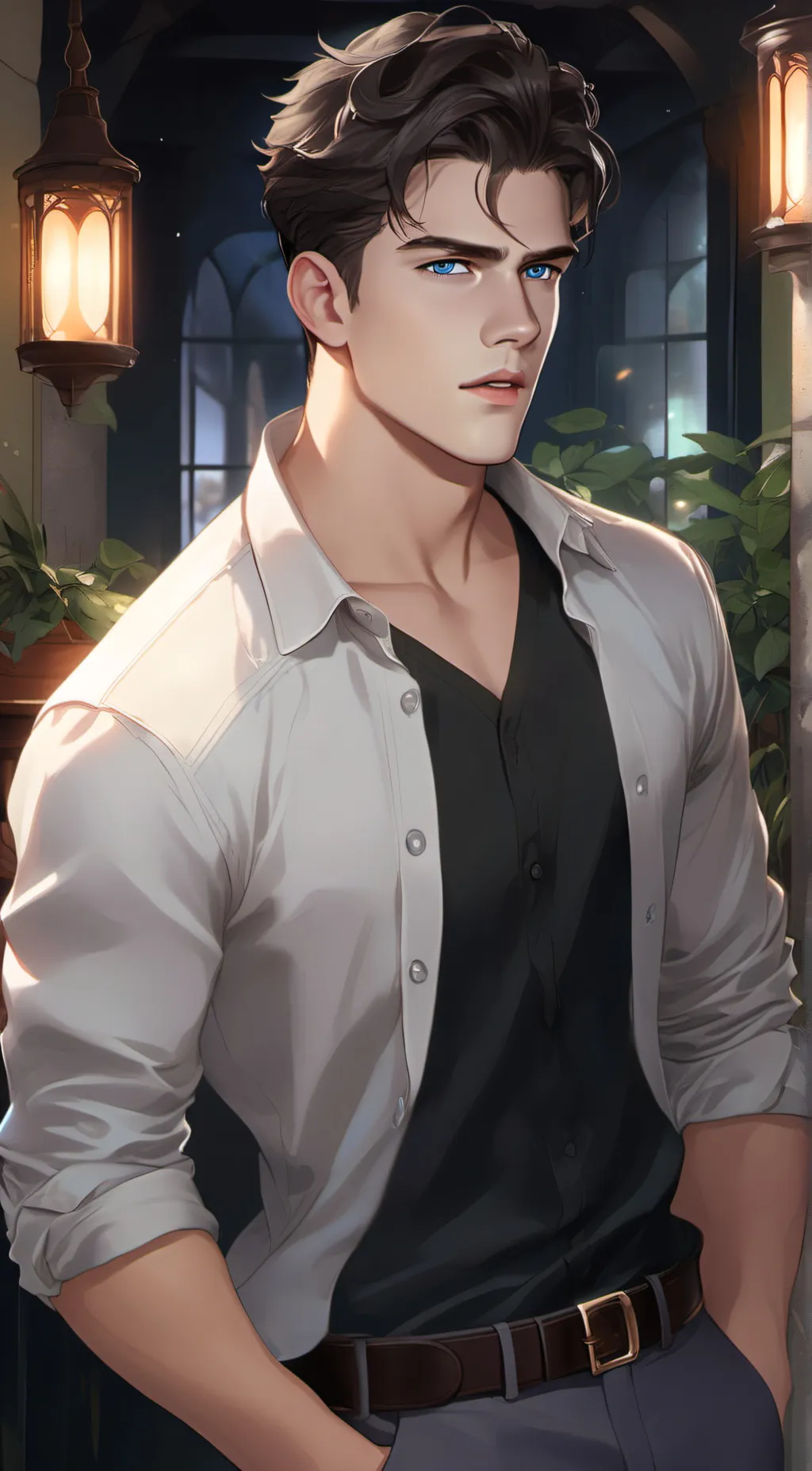 ai character: Jacob Forester background