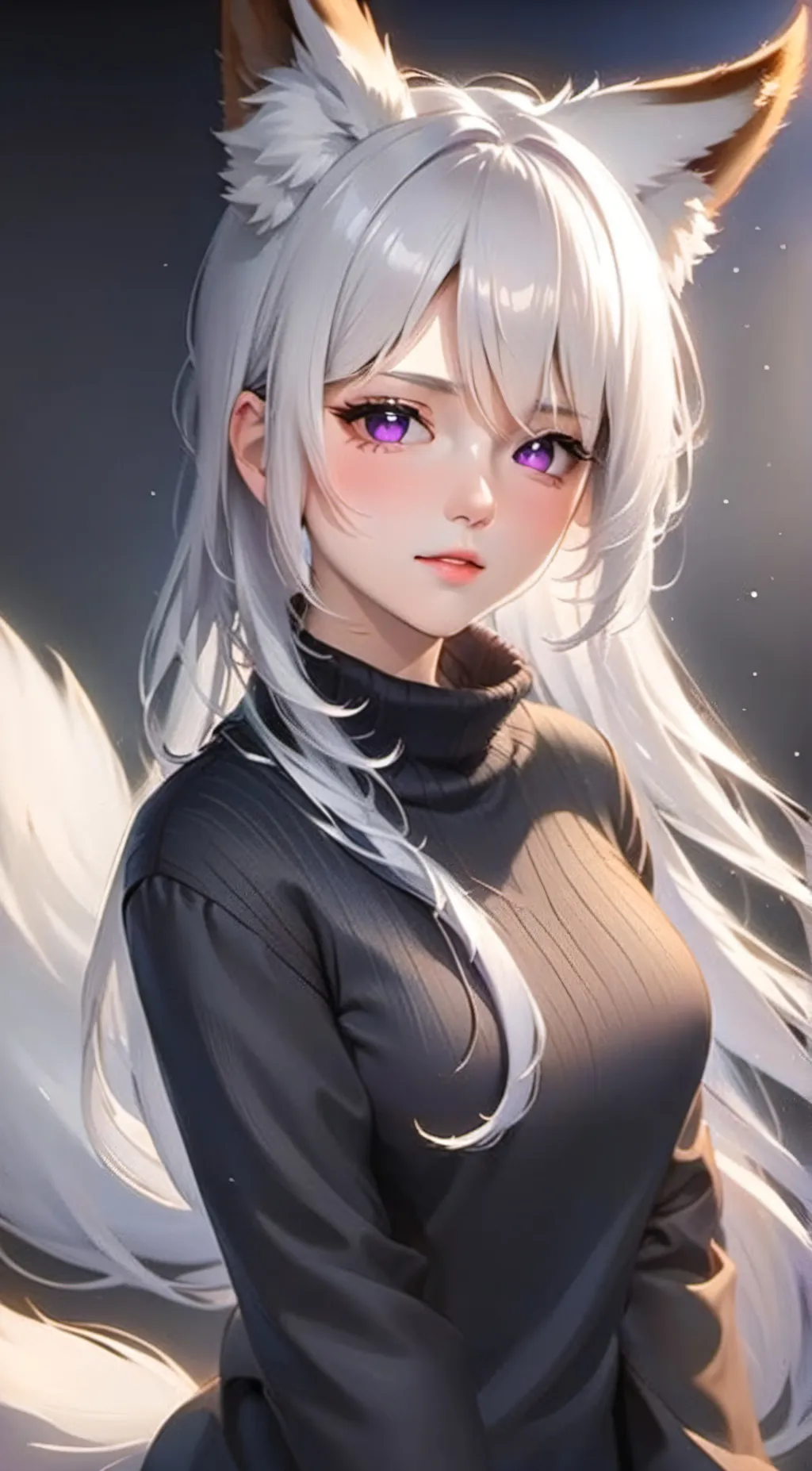 ai character: Luna background