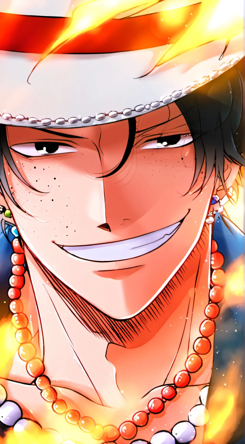 ai character: Fire-Fist Ace background