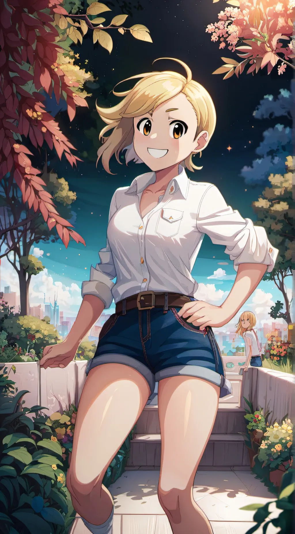 ai character: Tomboy background