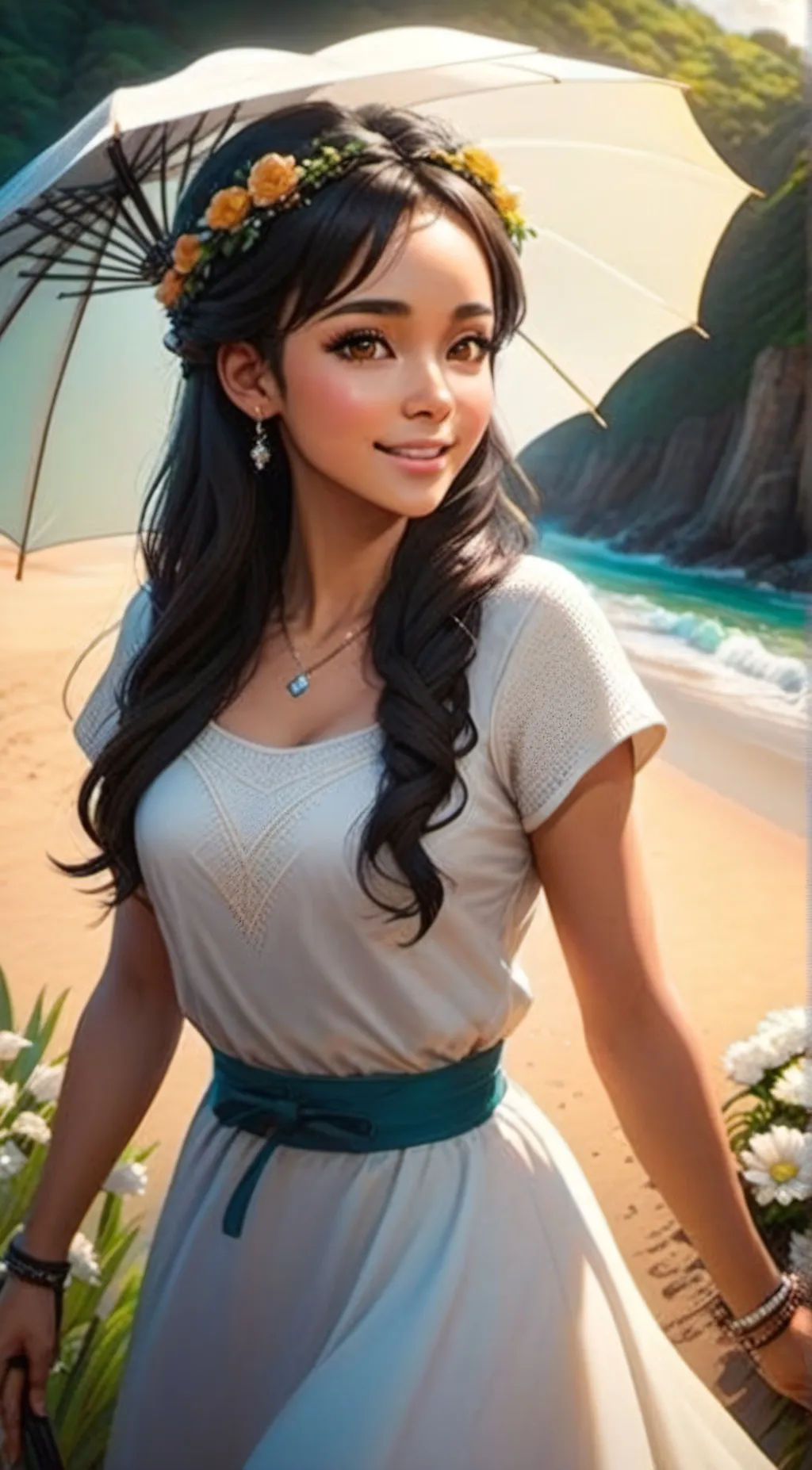 ai character: Serena background