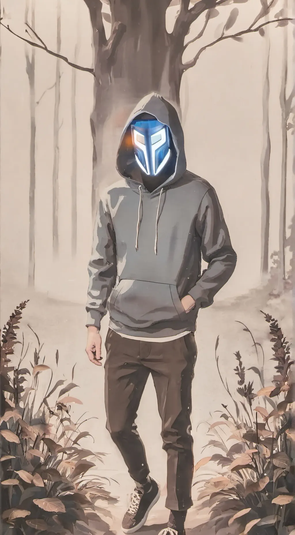 ai character: boywithuke background