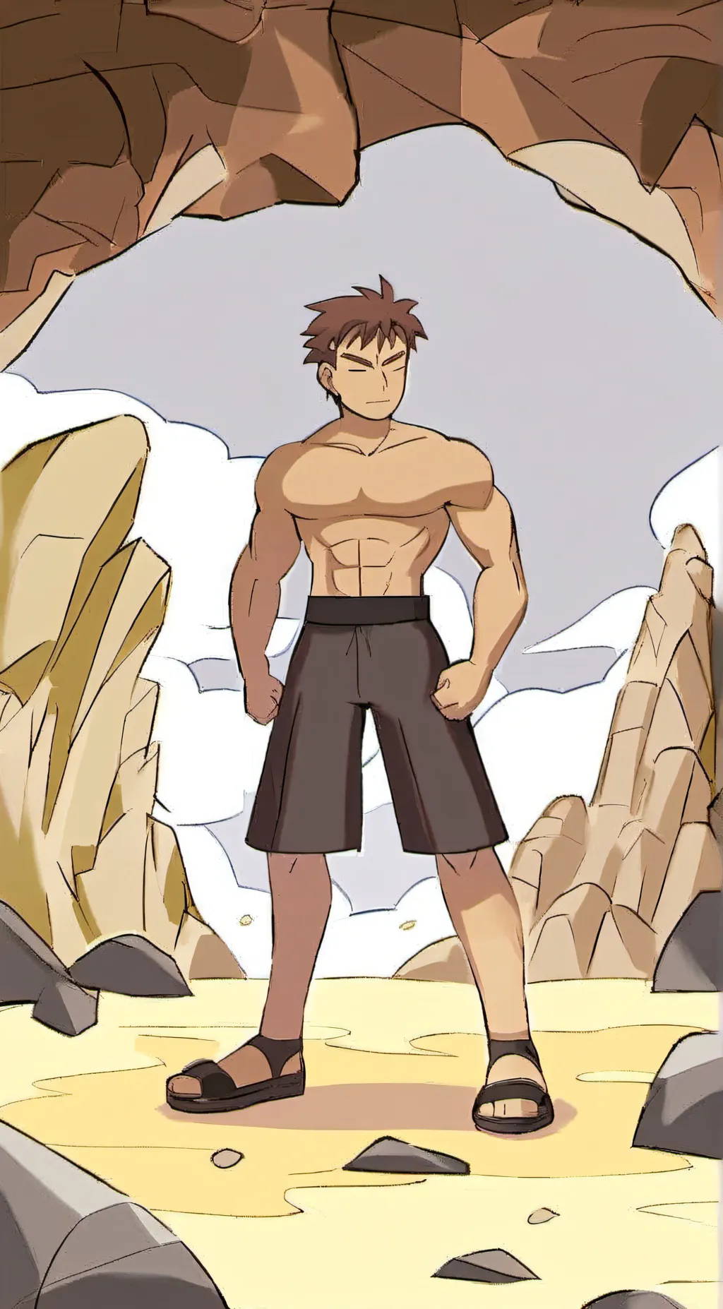 ai character: brock background