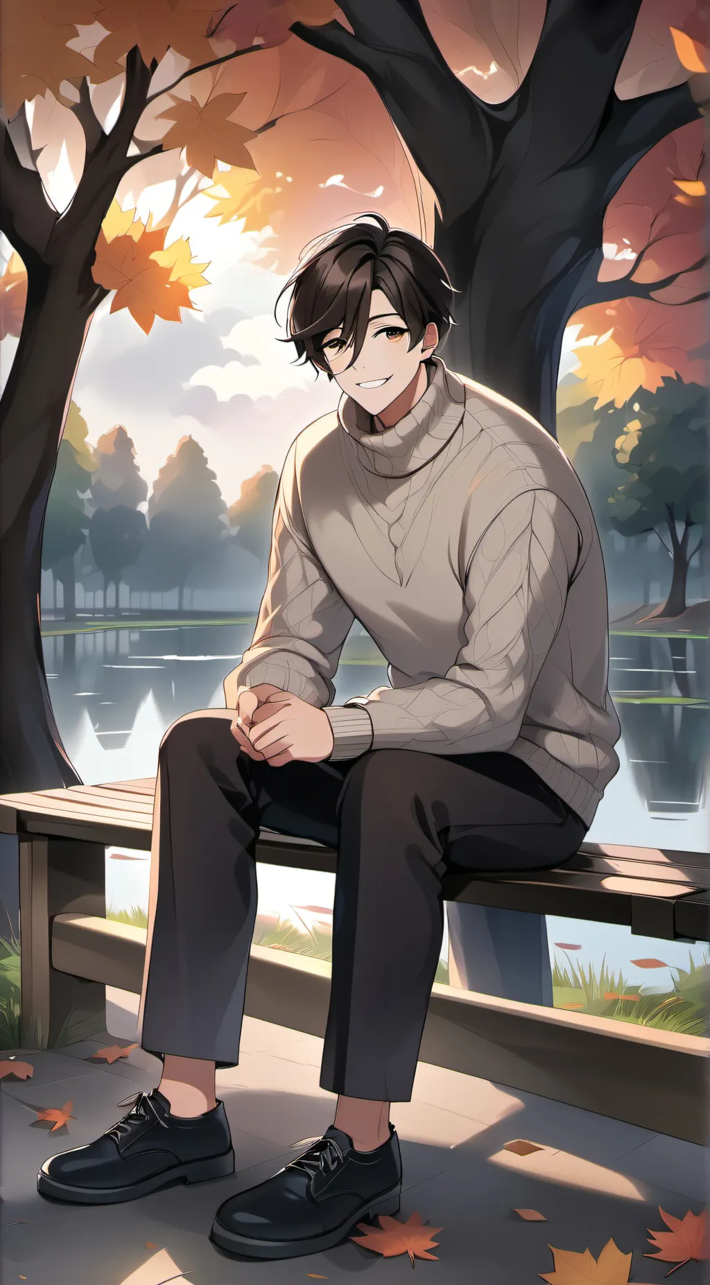 ai character: Allen  background