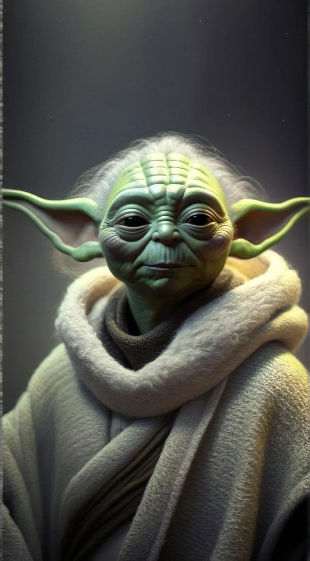 ai character: Master Yoda  background