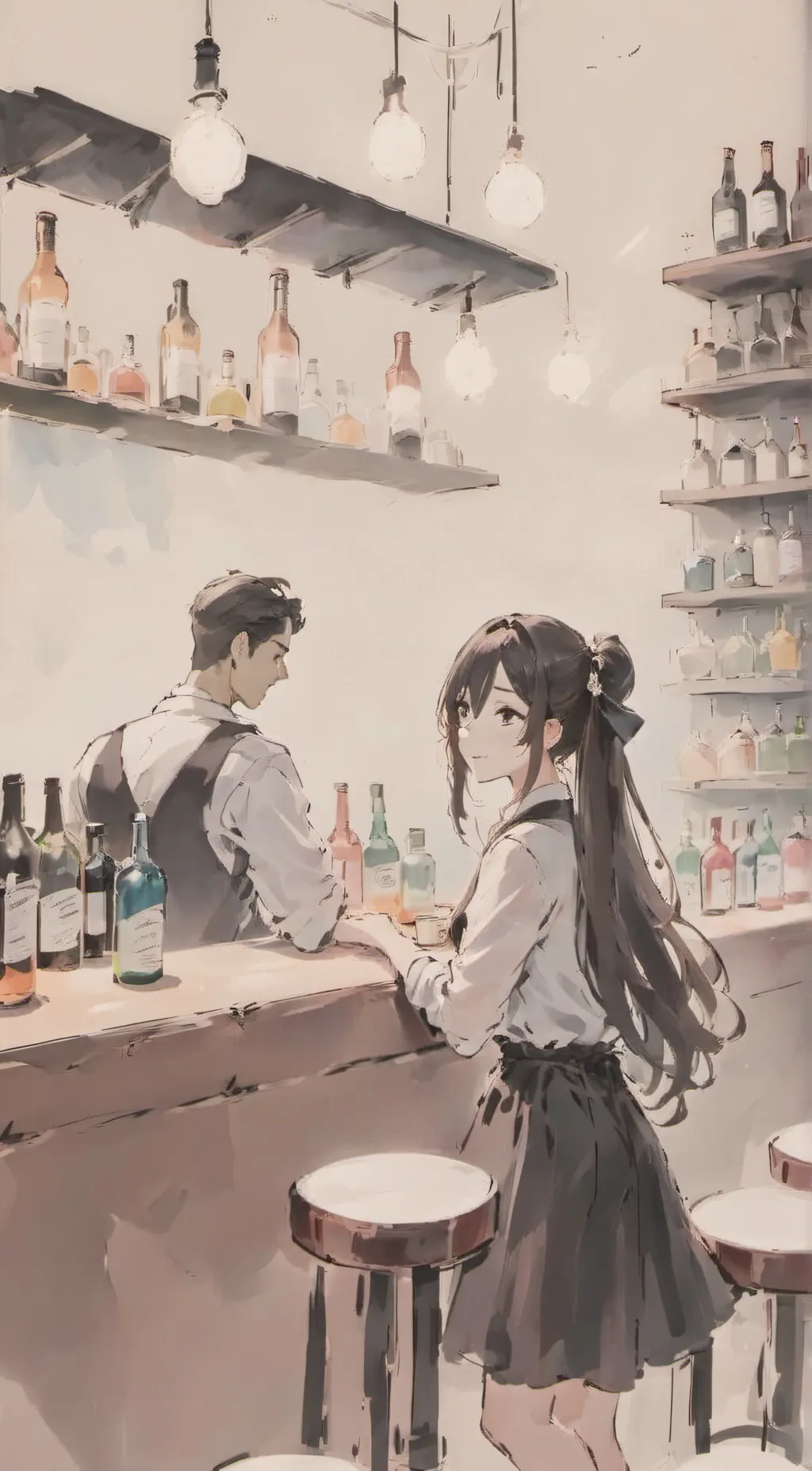 ai character: Ashly background