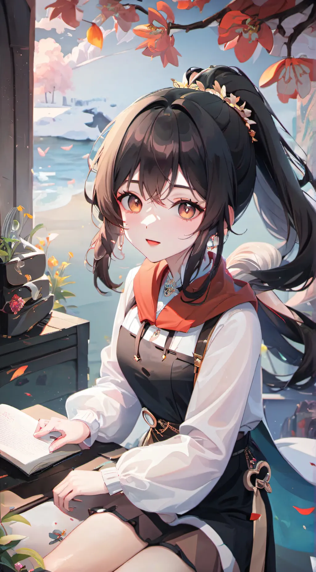 ai character: carrot  background