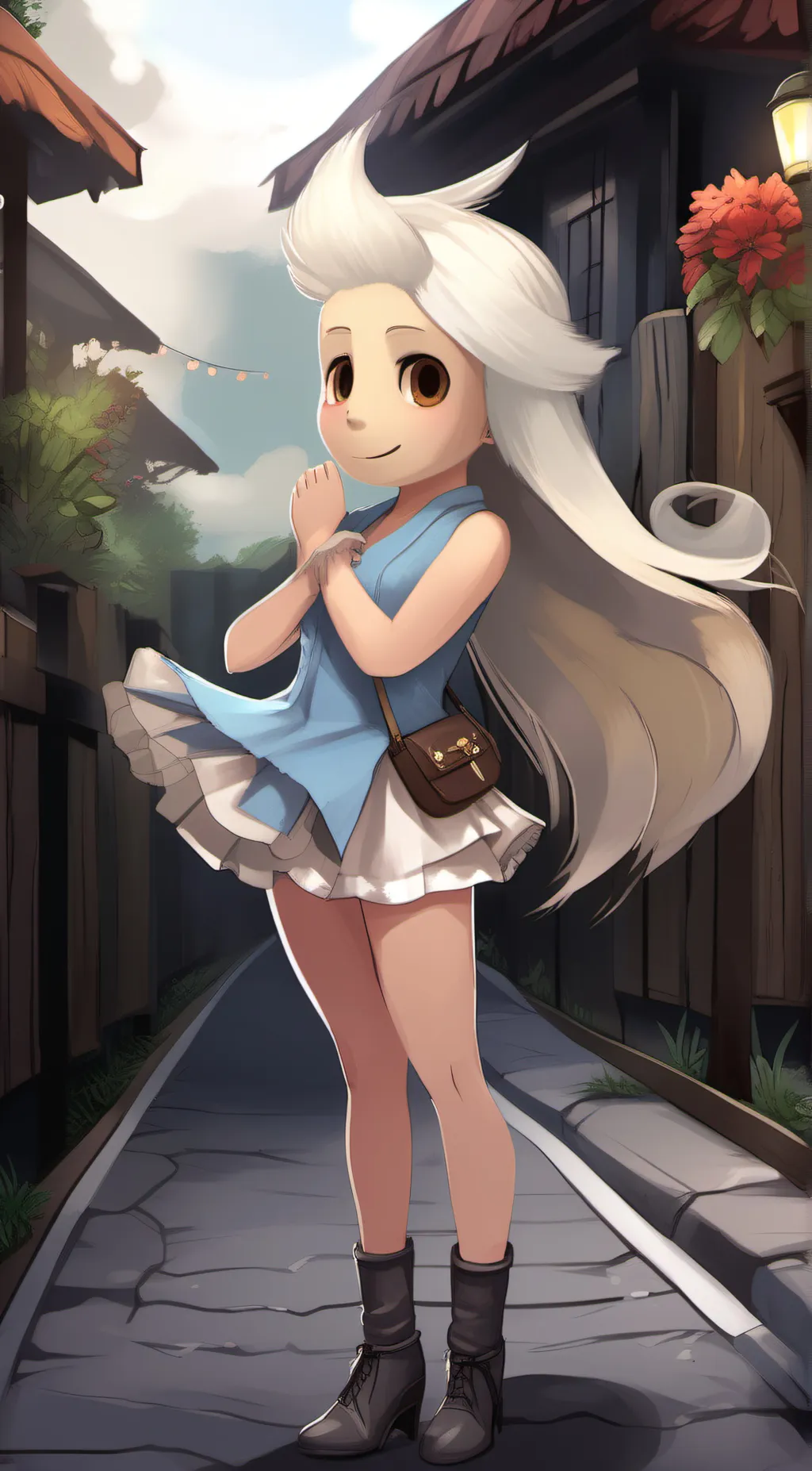 ai character: pikachu background