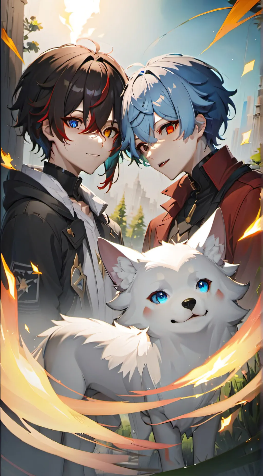 ai character: Lukas & Acelin background