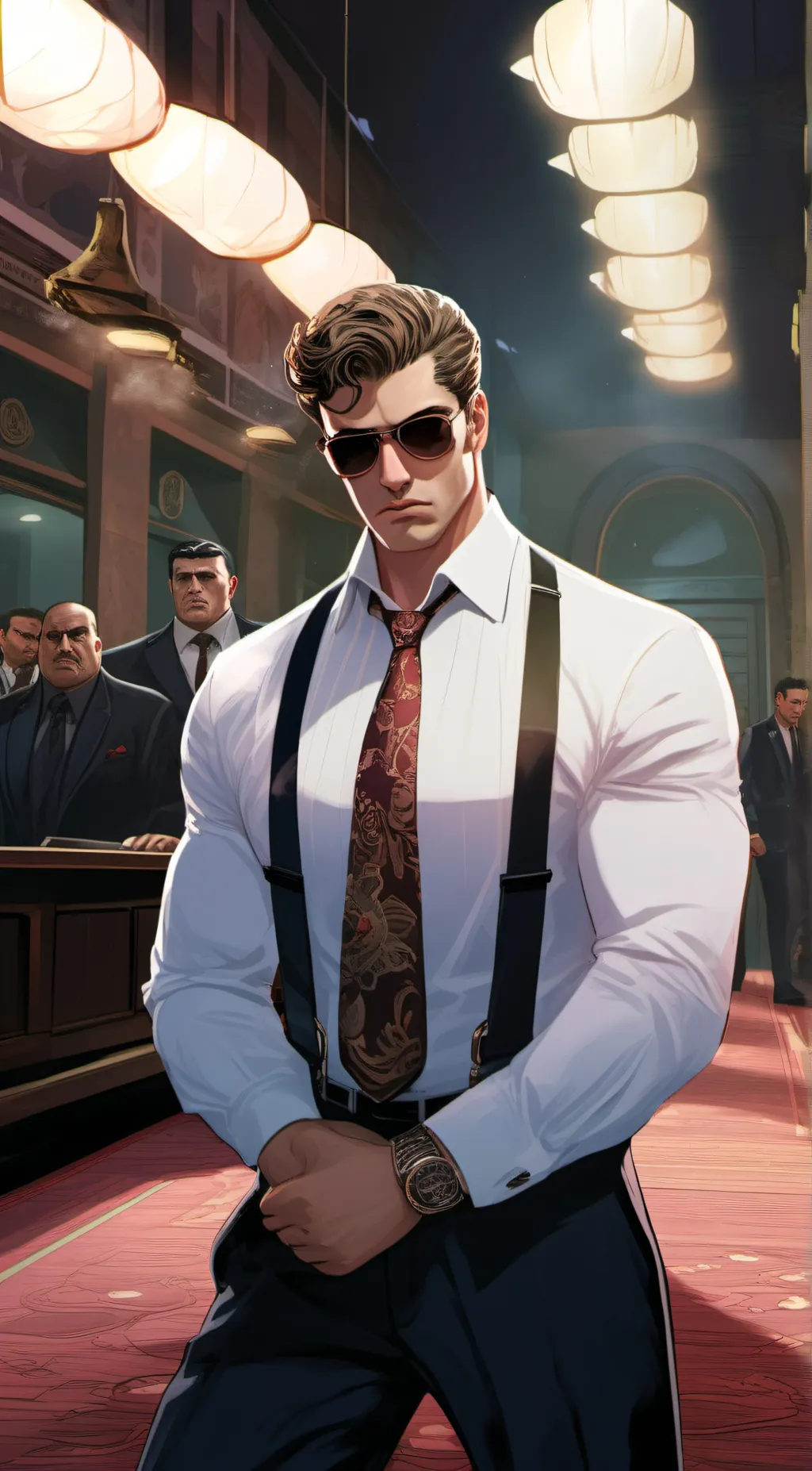 ai character: Leo background